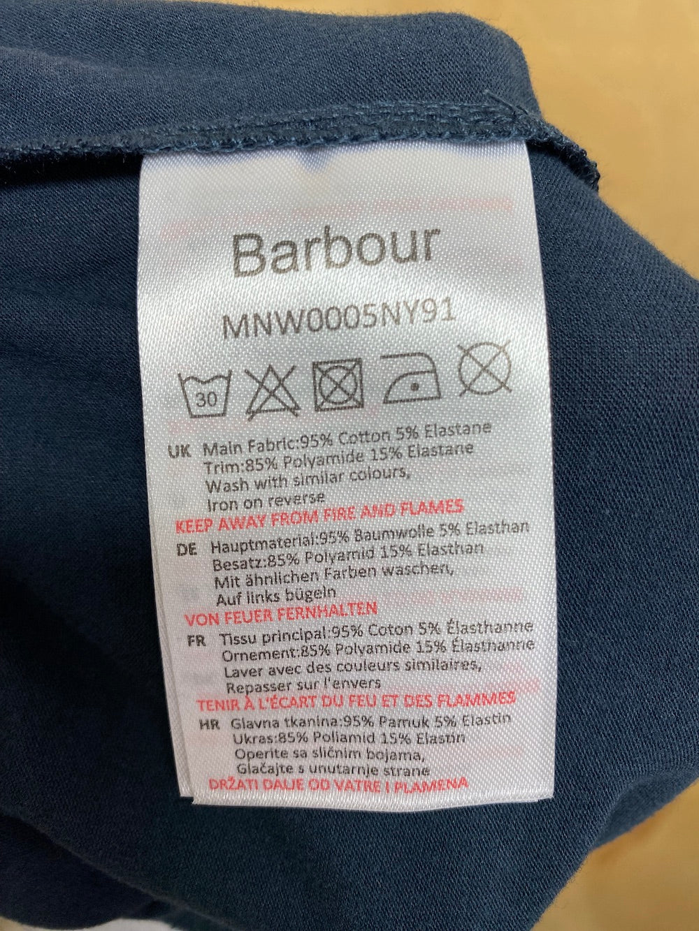 Barbour Men's Abbott Short - Navy