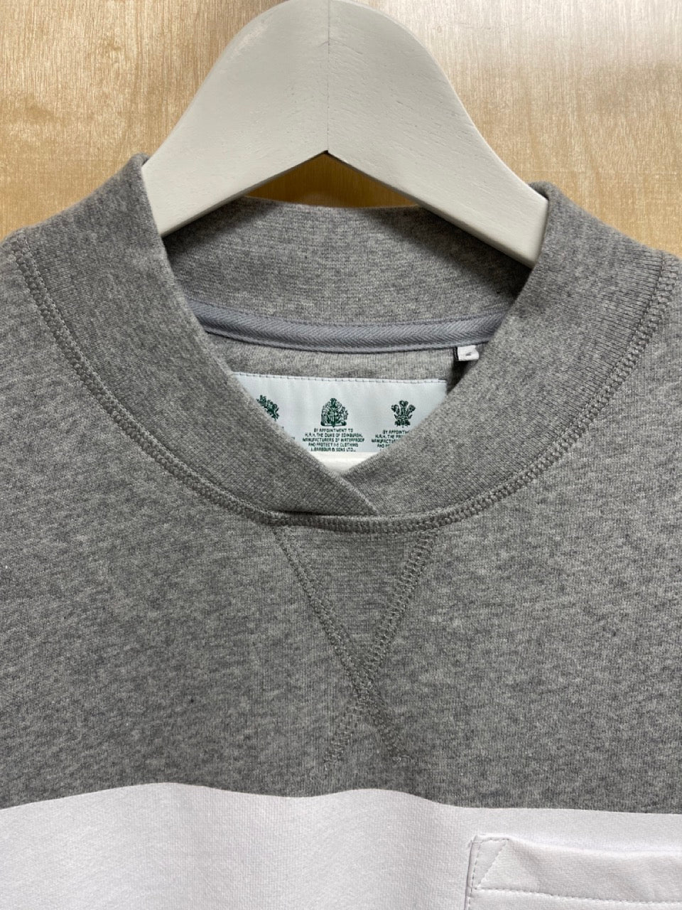 Barbour Mens Herbrides Crew Sweatshirt White Label