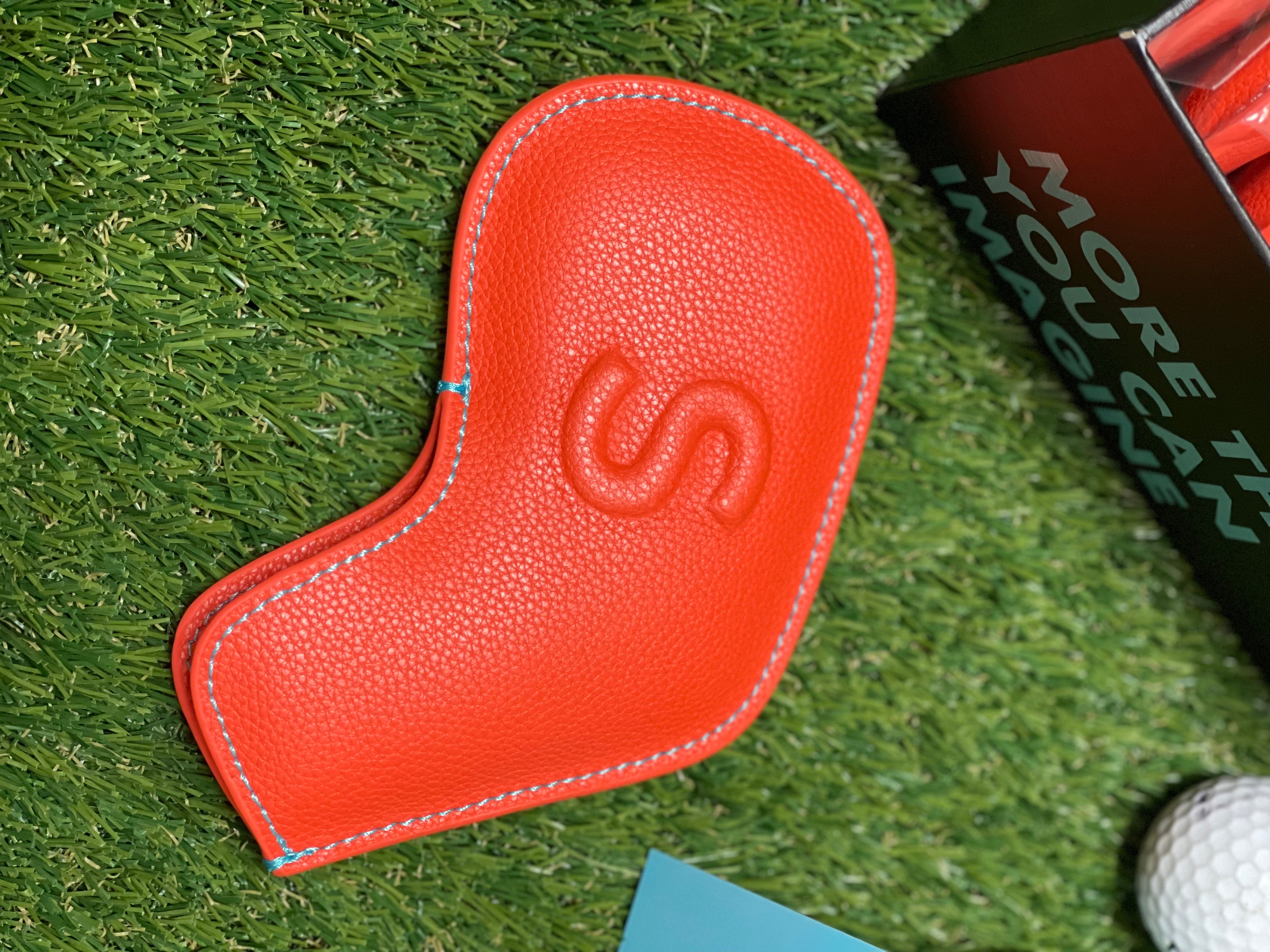 Baron Signature Iron Headcovers Orange