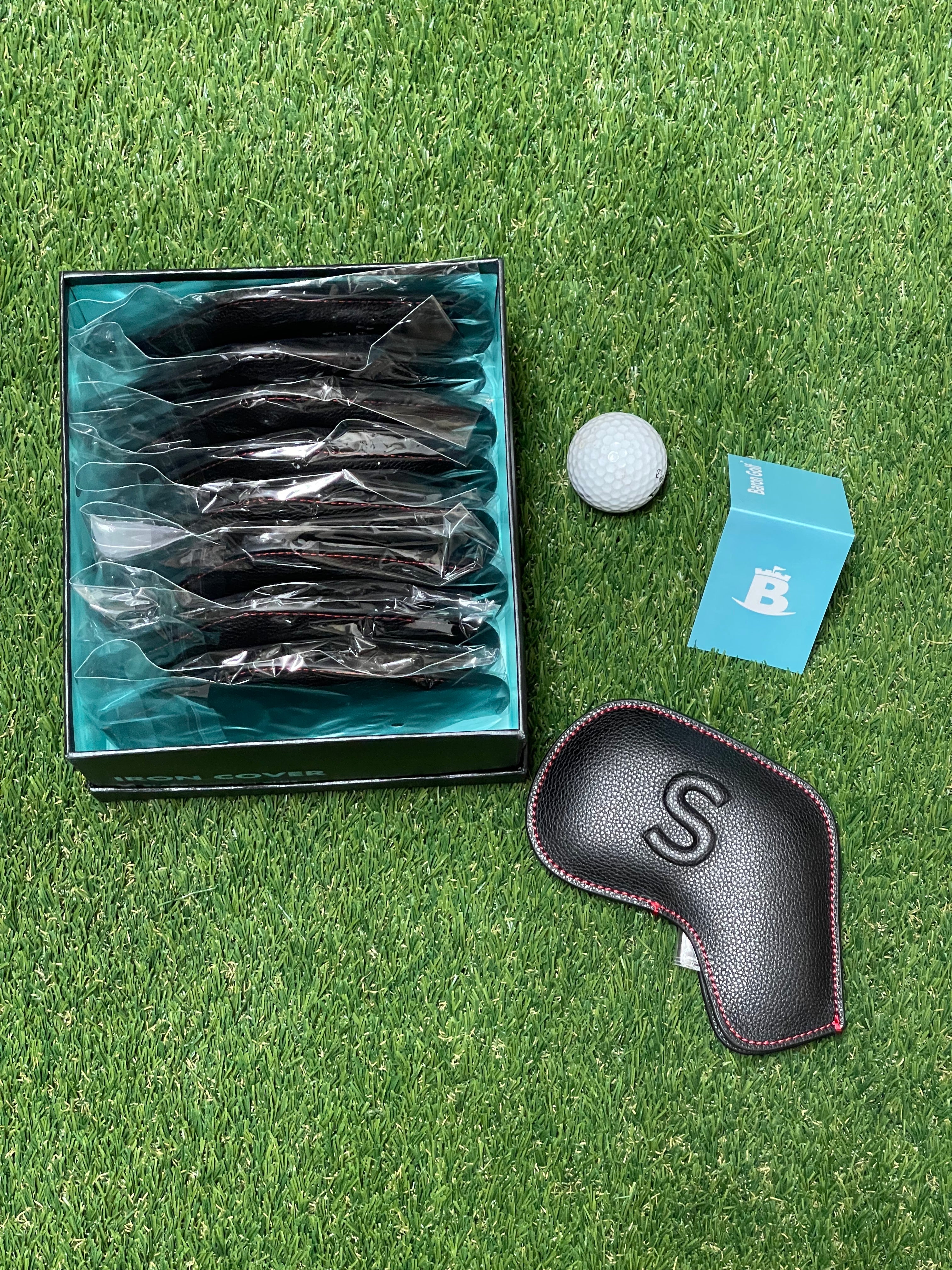 Baron Signature Iron Headcovers Black