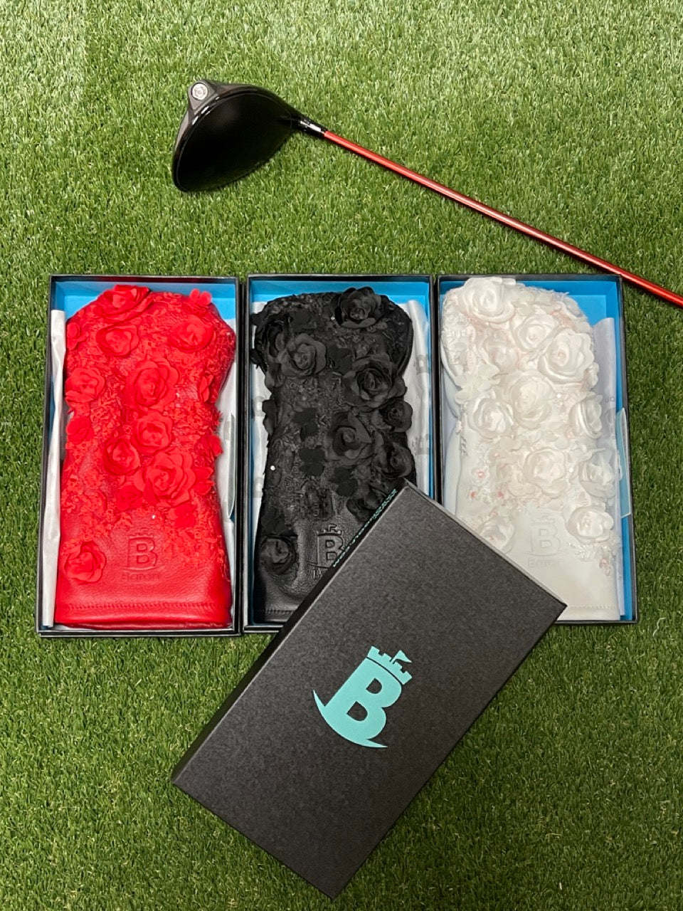 Baron Golf Flower Driver Cover