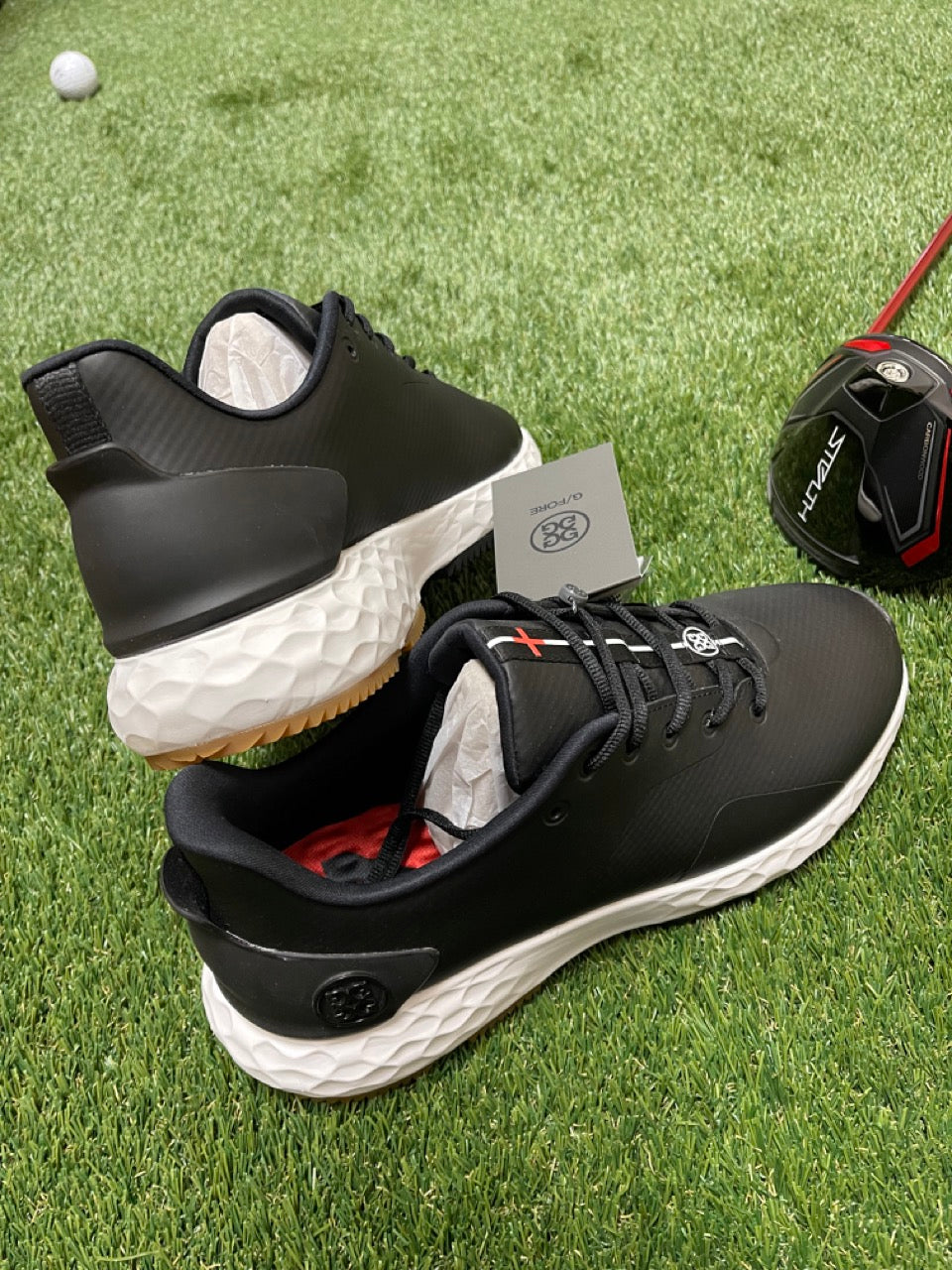 GFORE MENS MG4+ GOLF CROSS TRAINER SHOES G4MF20EF26 BLACK