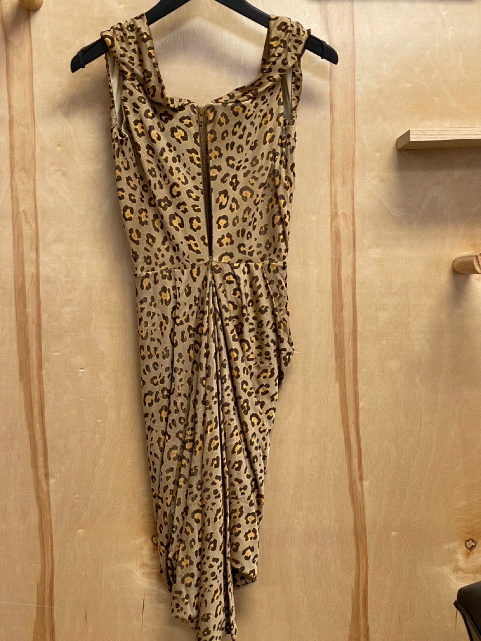 Vivienne Westwood Red Label Leopard Print Dress with Built In Corset S26CT0208