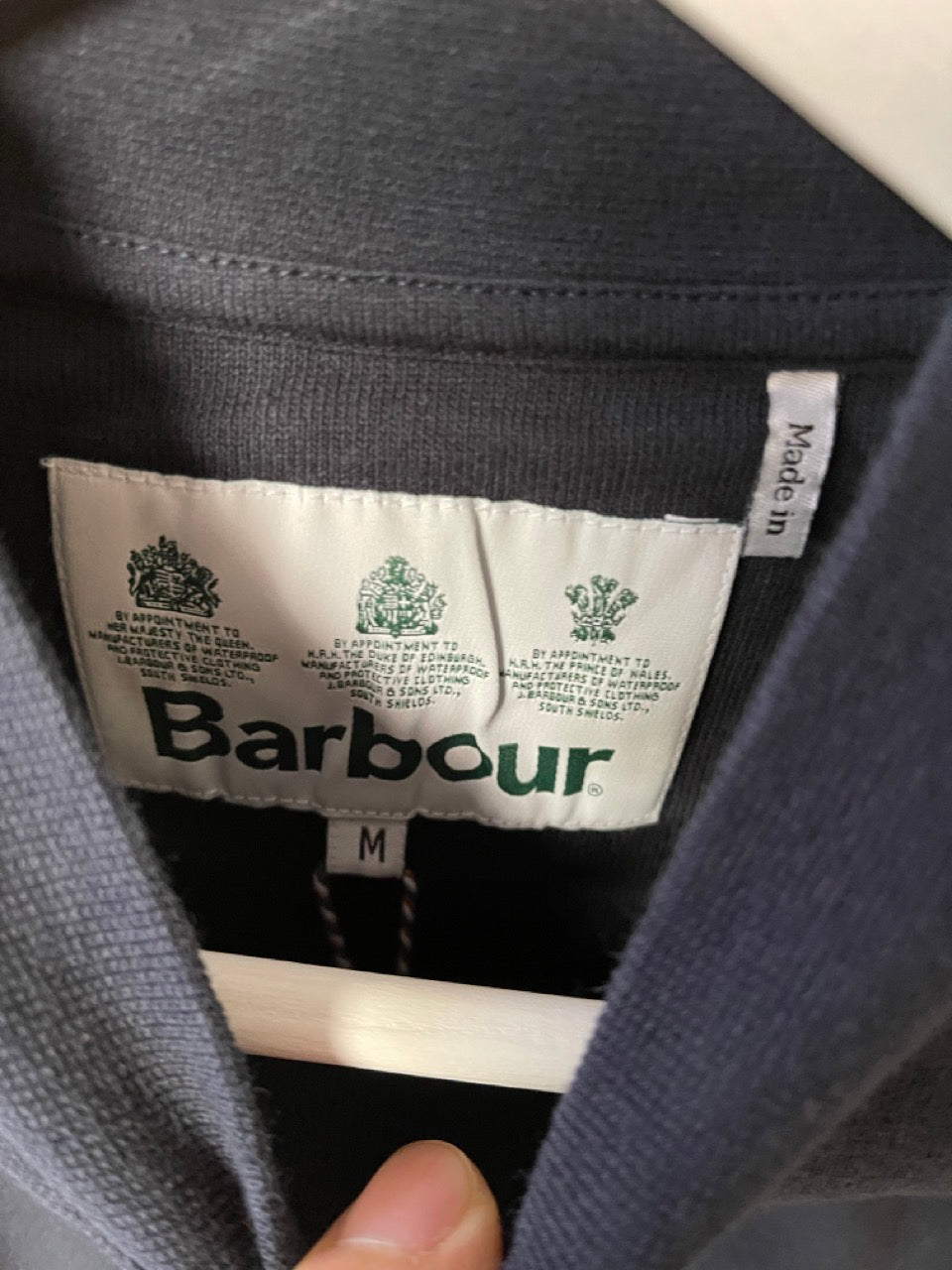 Barbour Houghton Tee White Label - Navy