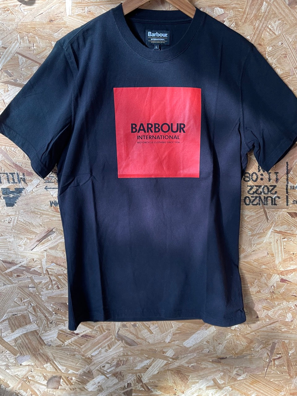 Barbour Slim fit International Block T-shirt BLACK