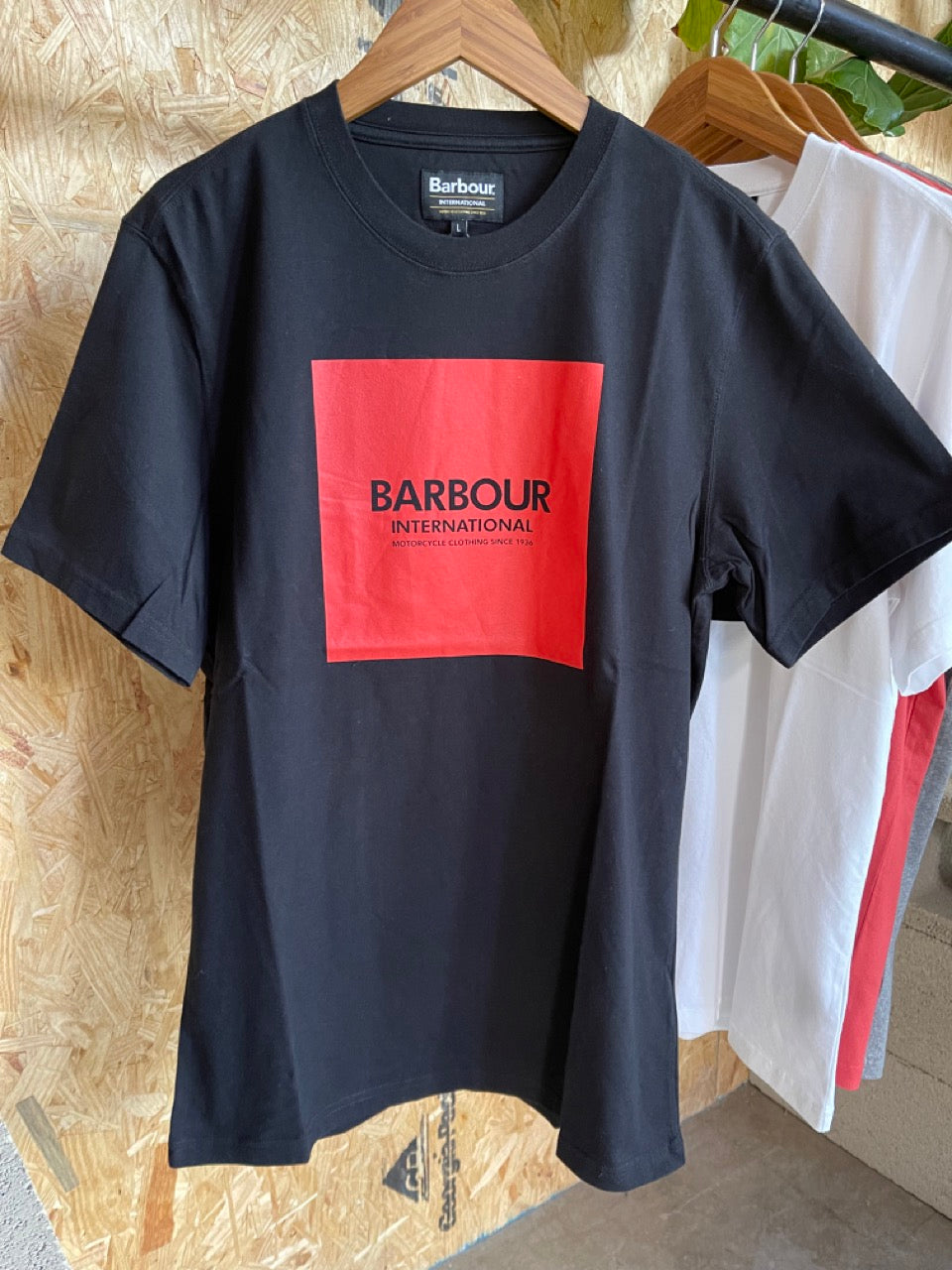 Barbour Slim fit International Block T-shirt BLACK