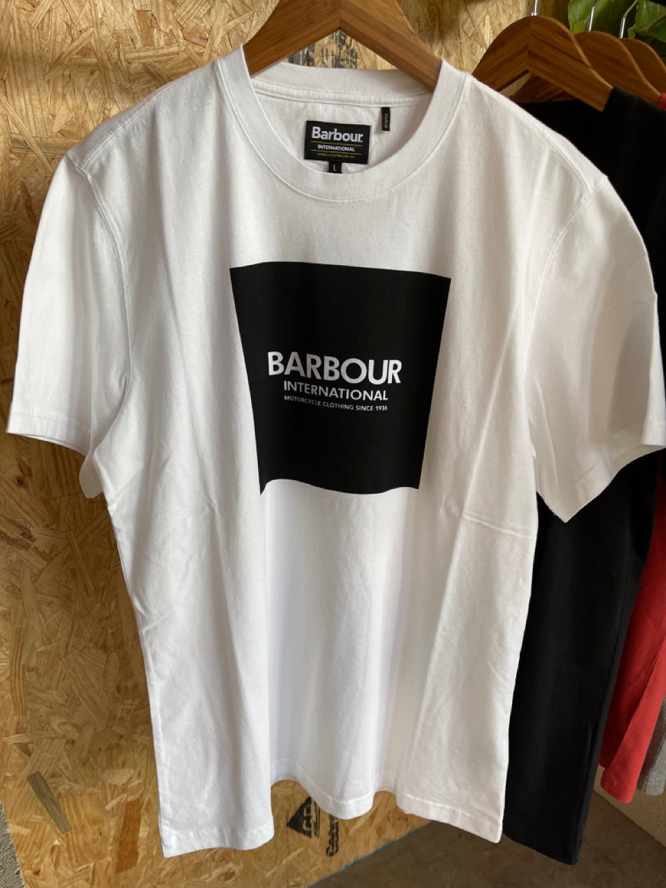 Barbour Slim fit International Block T-shirt WHITE
