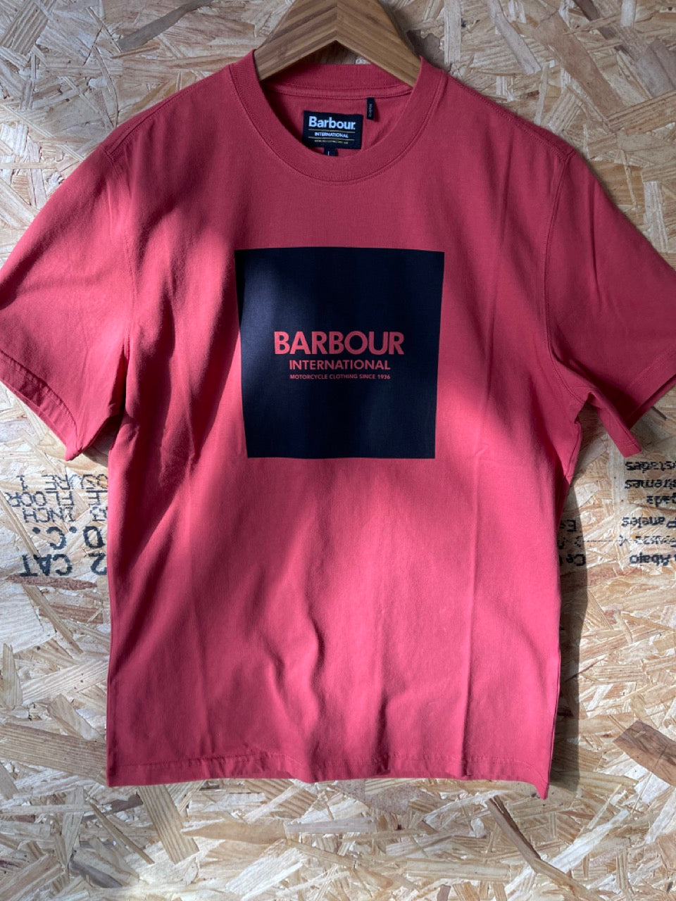 Barbour Slim fit International Block T-shirt RED