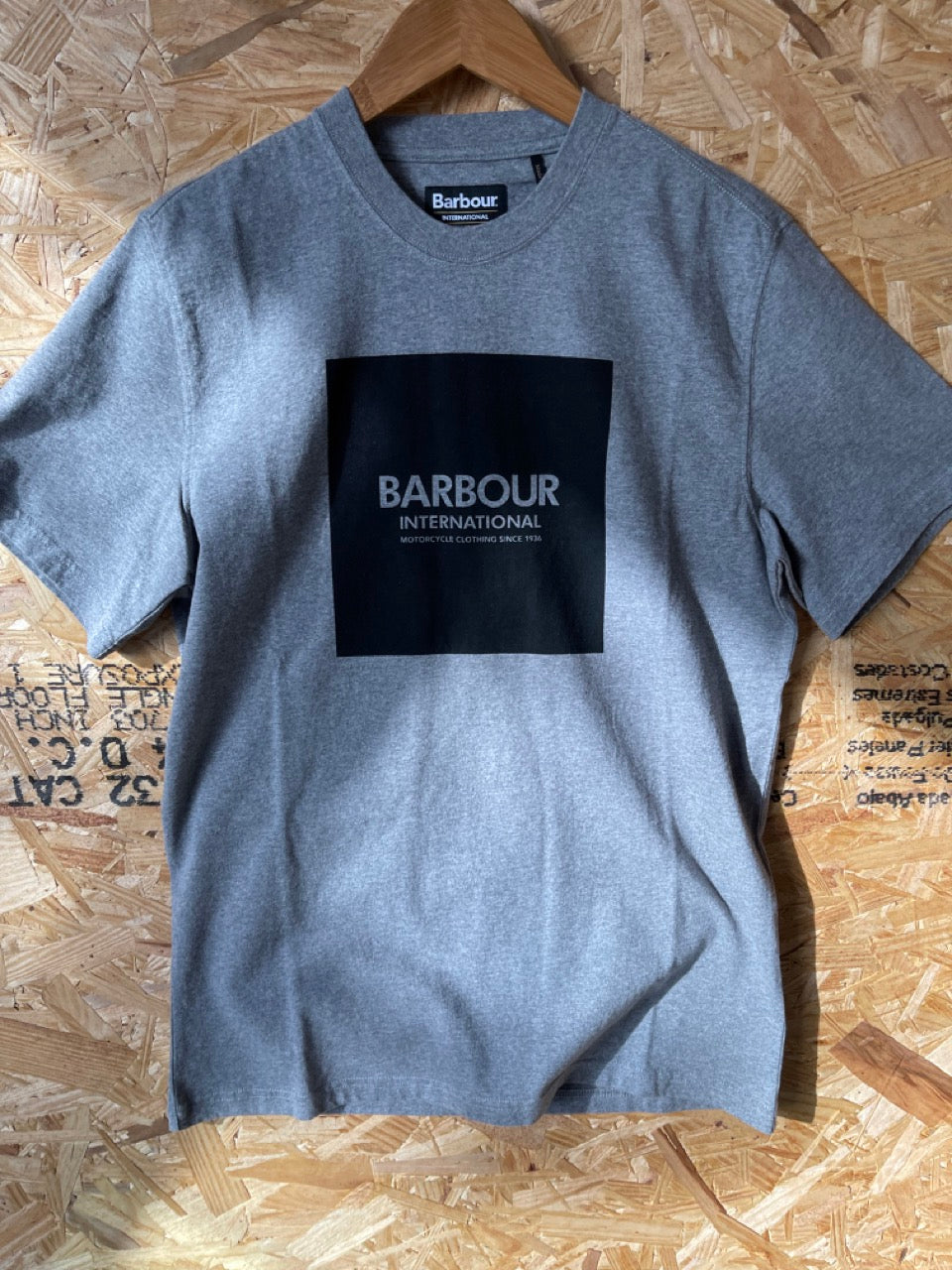 Barbour Slim fit International Block T-shirt GY MARL