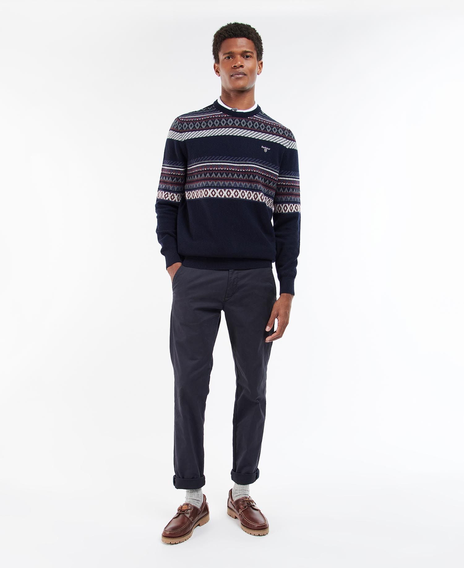 Barbour Men's Winterborne Fairisle Sweatshirt