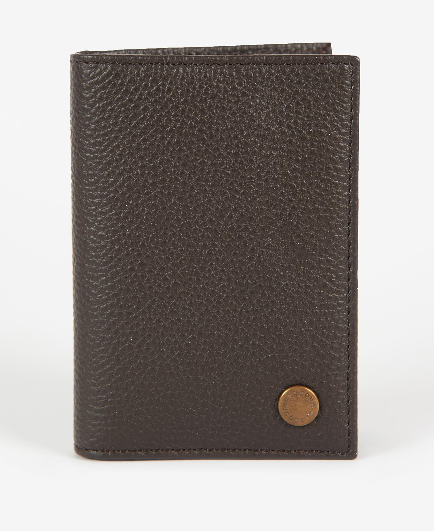 BARBOUR CONTRAST LEATHER BILLFOLD WALLET - 2 Colors