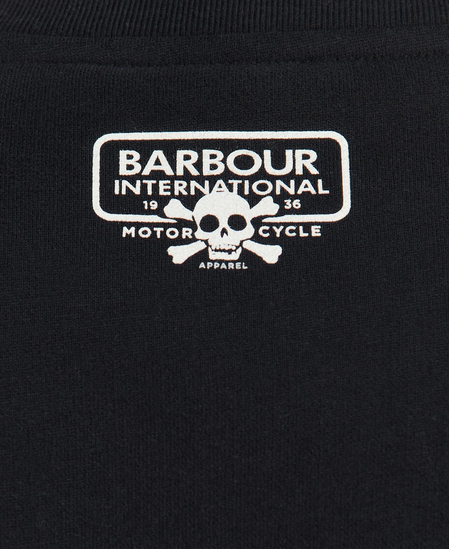 Barbour International THRUXTON CREW SWEAT BLACK