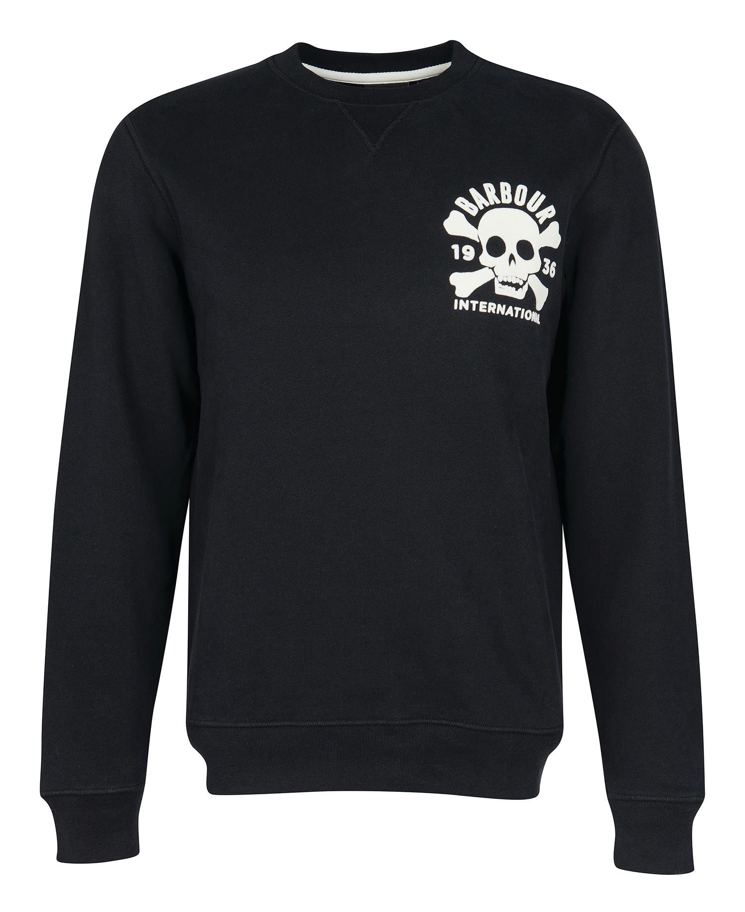 Barbour International THRUXTON CREW SWEAT BLACK