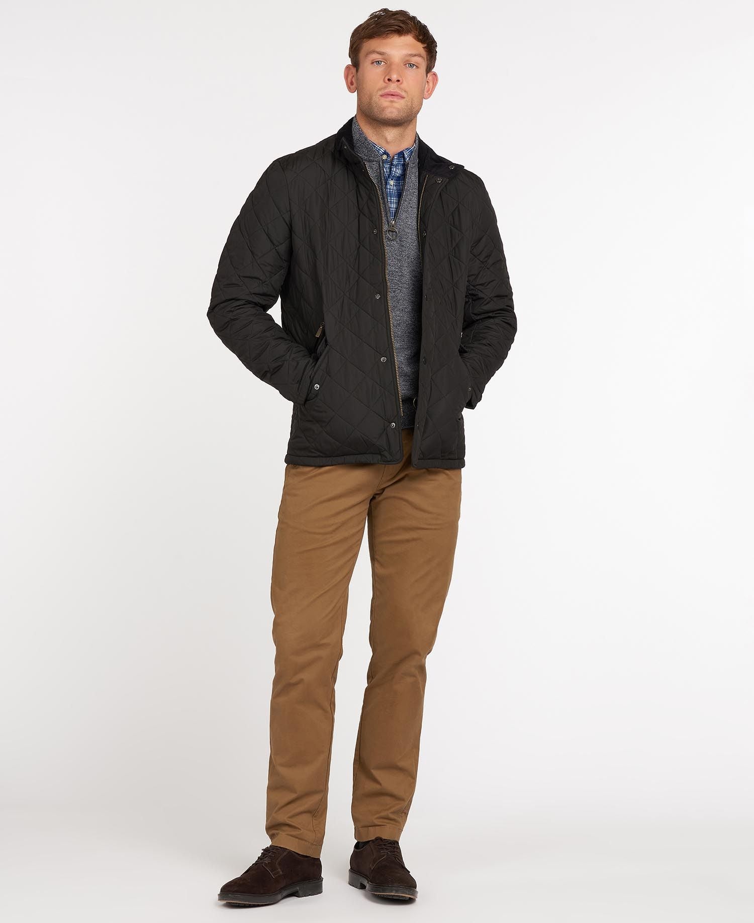 Barbour Chelsea Sportsquilt Jacket -Black