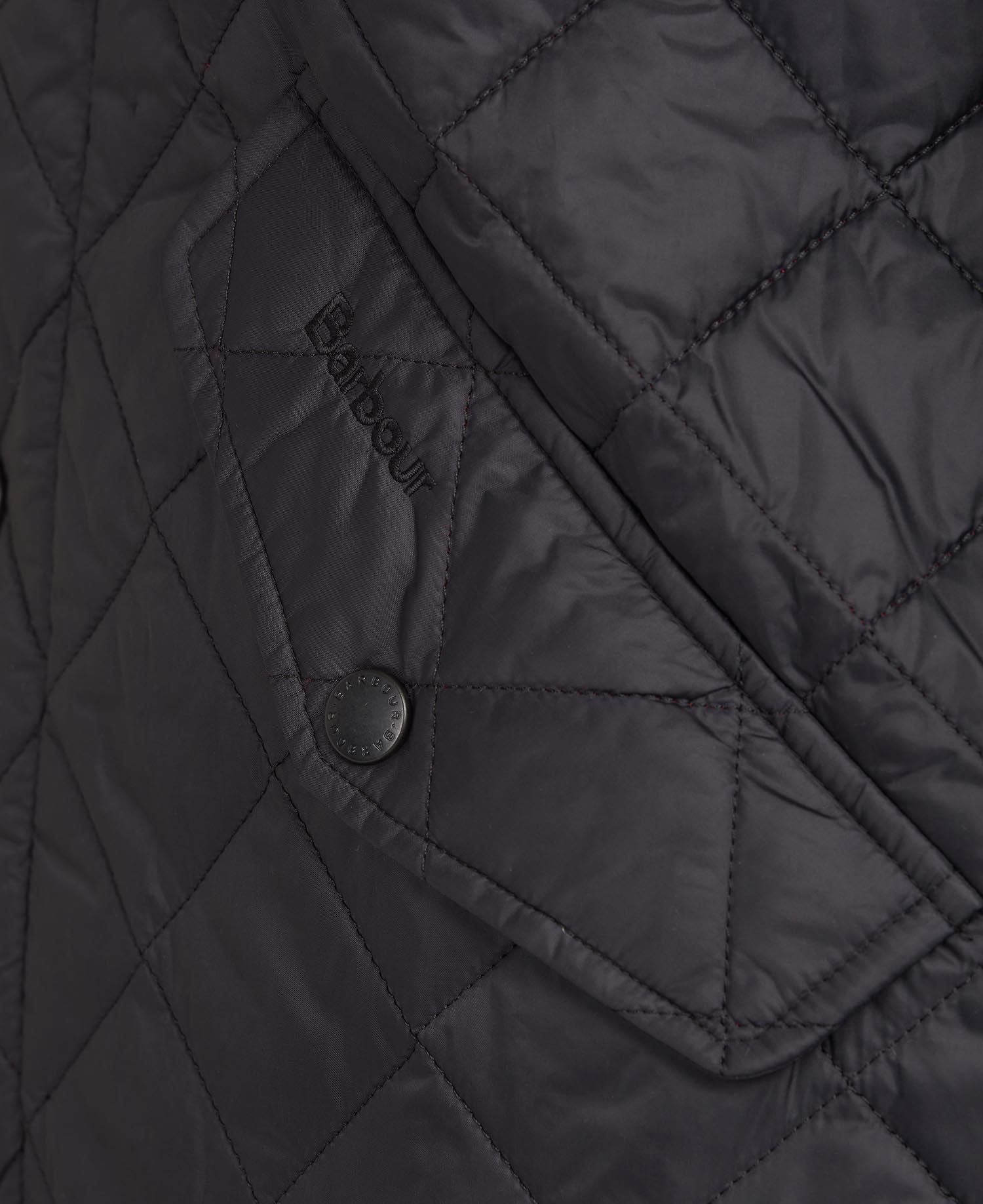 Barbour Flyweight Chelsea Quilted Jacket Black
