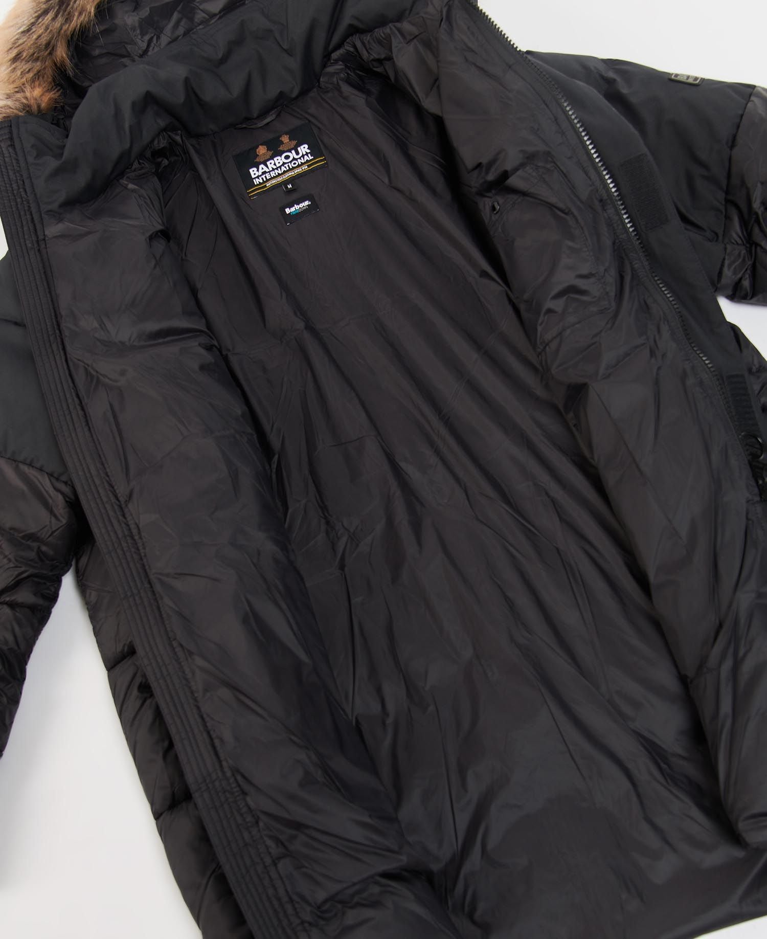 Barbour International Contrast Redford Parka Quilted Jacket
