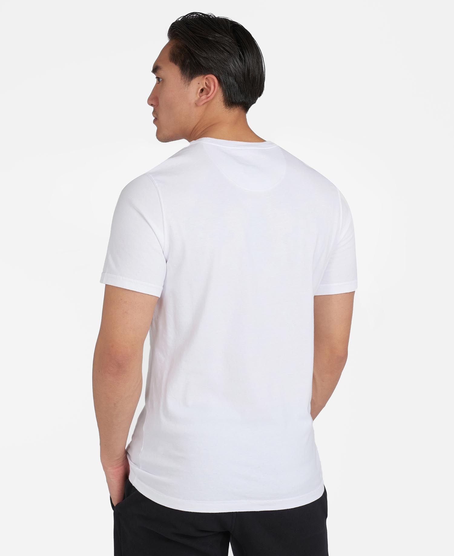 Barbour International Essential Large Logo T-Shirt In White