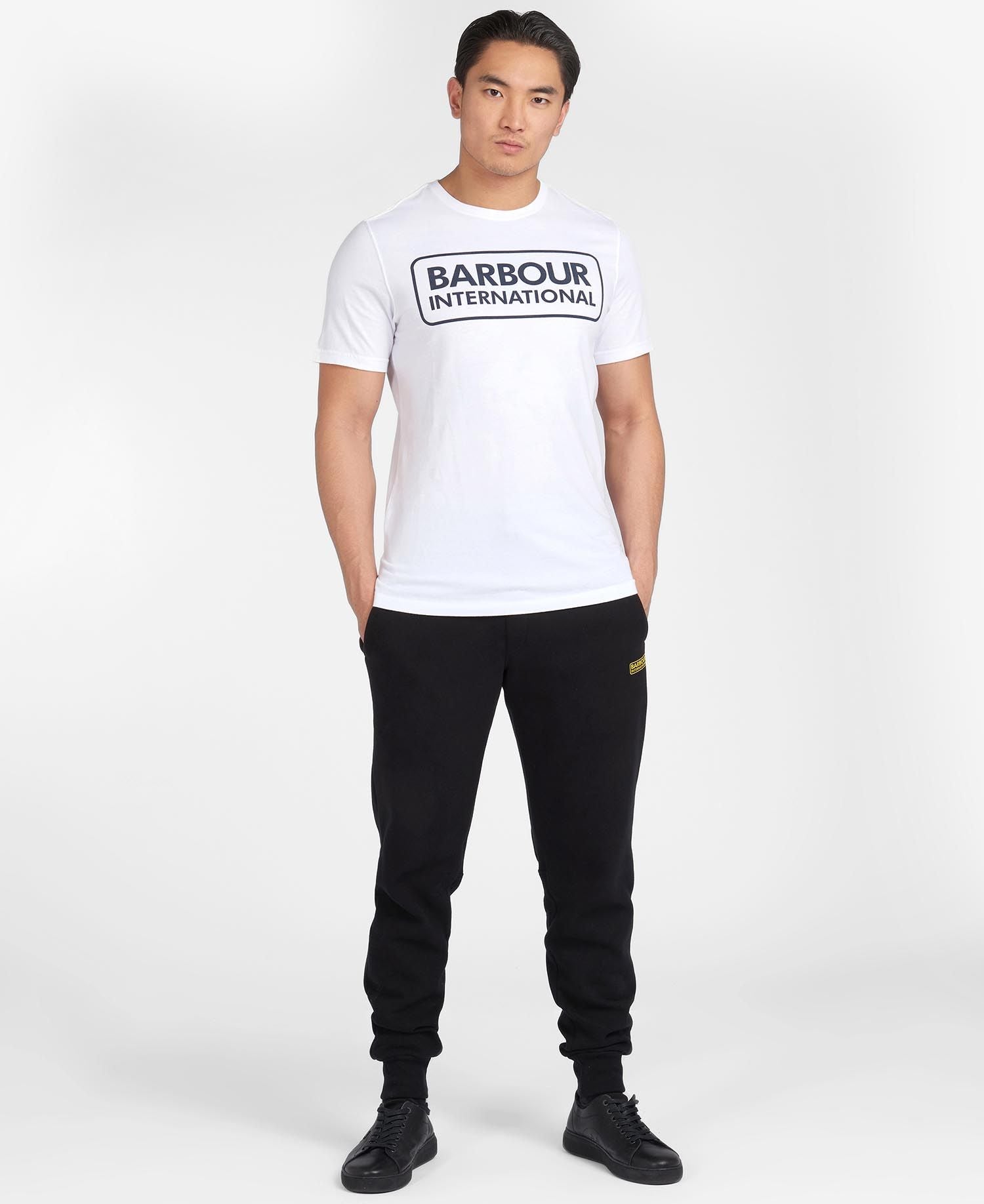 Barbour International Essential Large Logo T-Shirt In White