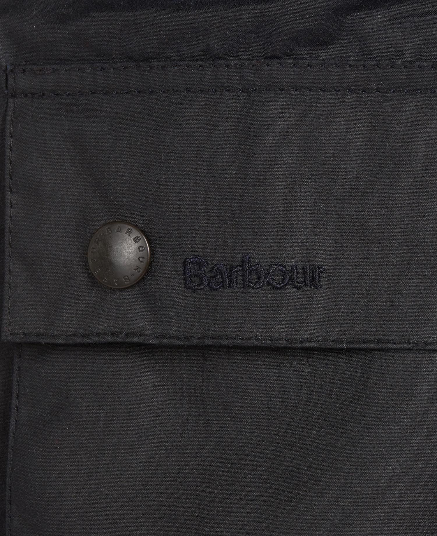 Barbour Ashby Wax Jacket - Navy