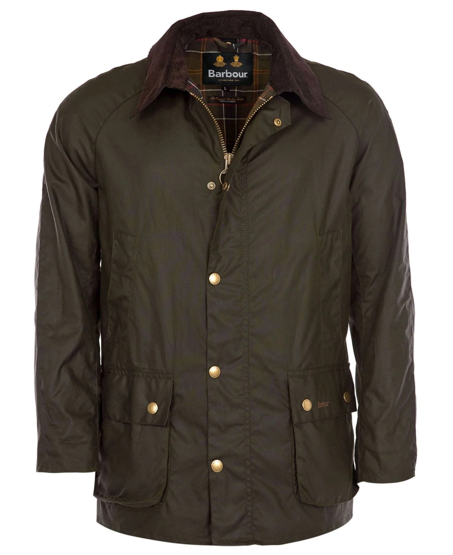 Barbour Ashby Wax Jacket - Olive