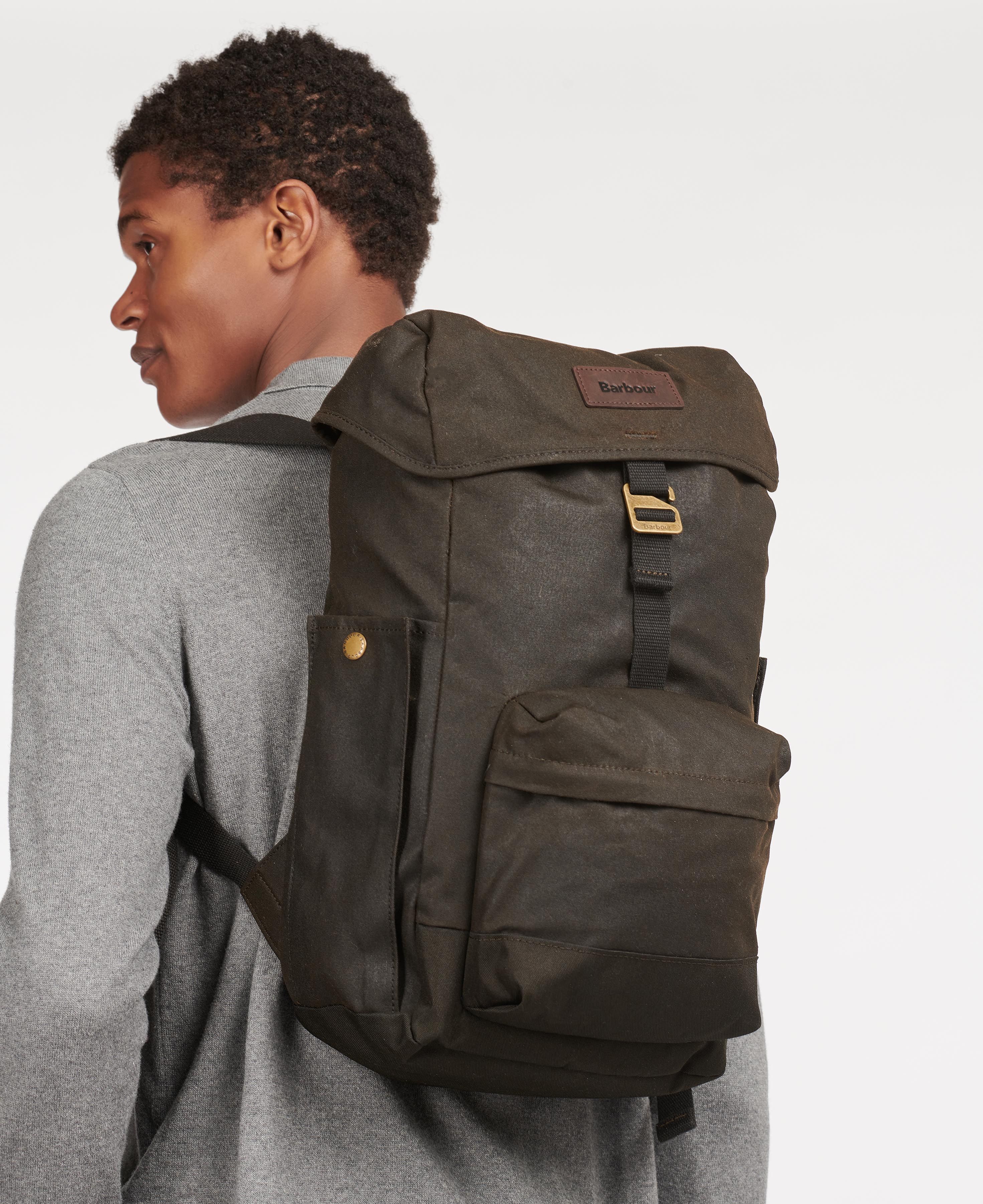 barbour laptop backpack Barbour Essential Wax Backpack