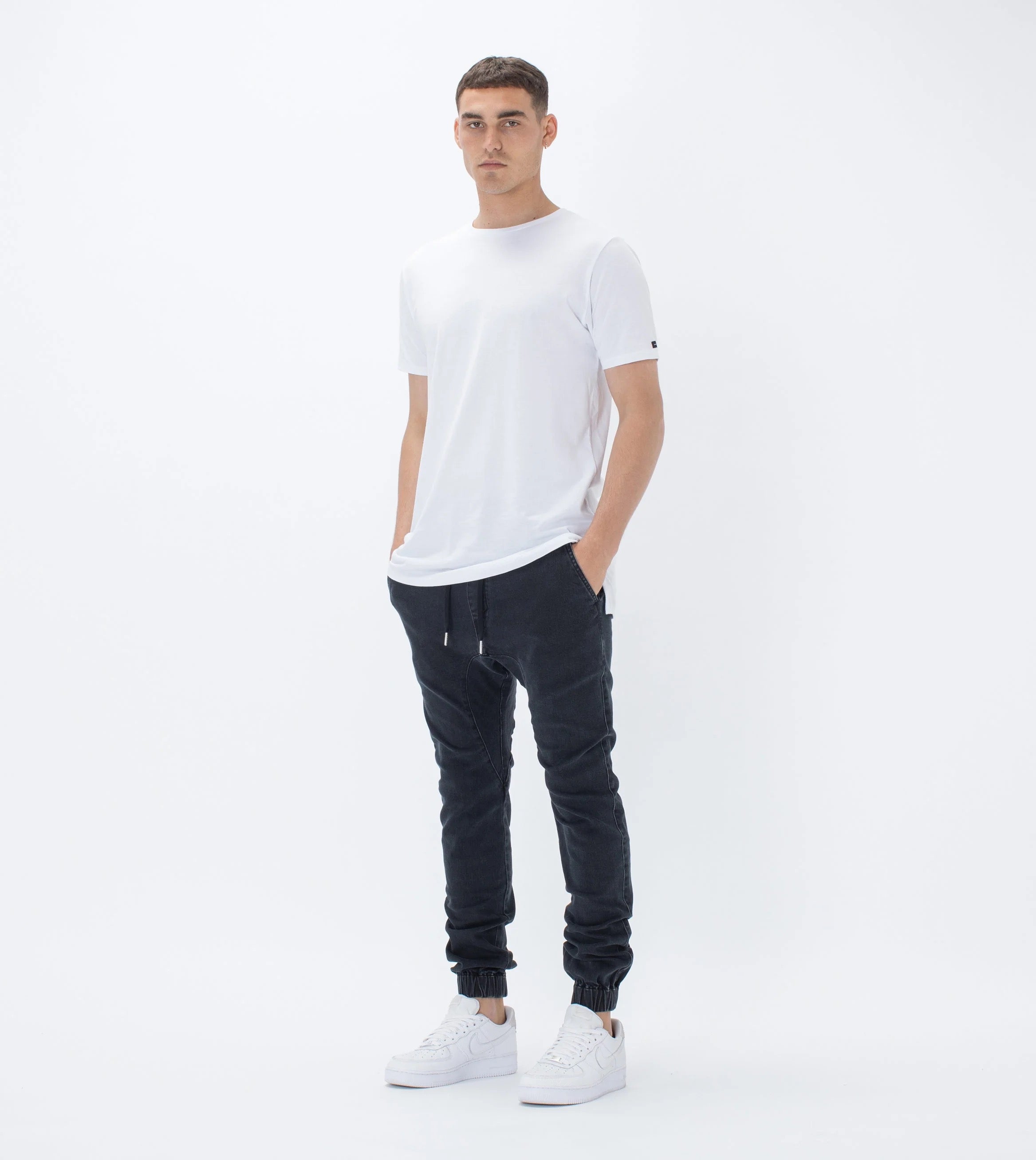 Zanerobe Sureshot Denim Jogger Black Wash 718-FLD