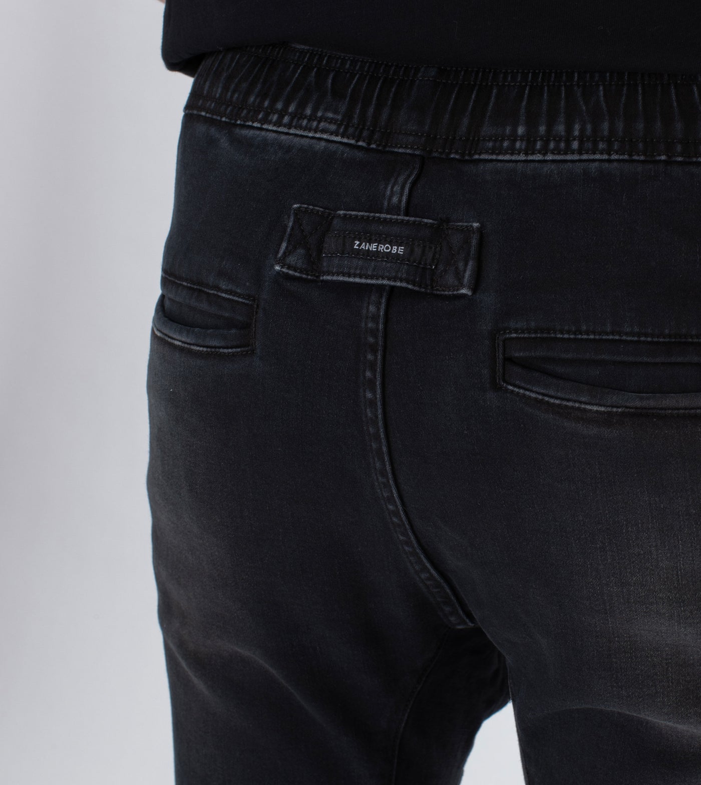 Zanerobe Sureshot Denim Jogger Carbon Black 746-NON