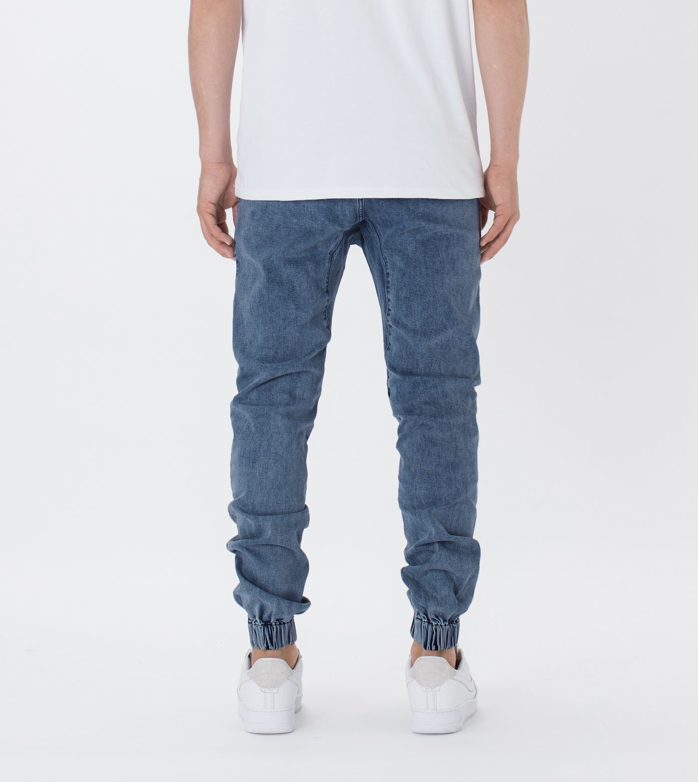 Zanerobe Sureshot Denim Jogger Stripped Indigo 714-FT