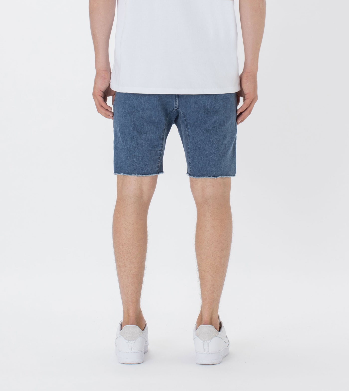 Zanerobe Sureshot Denim Short Stripped Indigo 604-NON