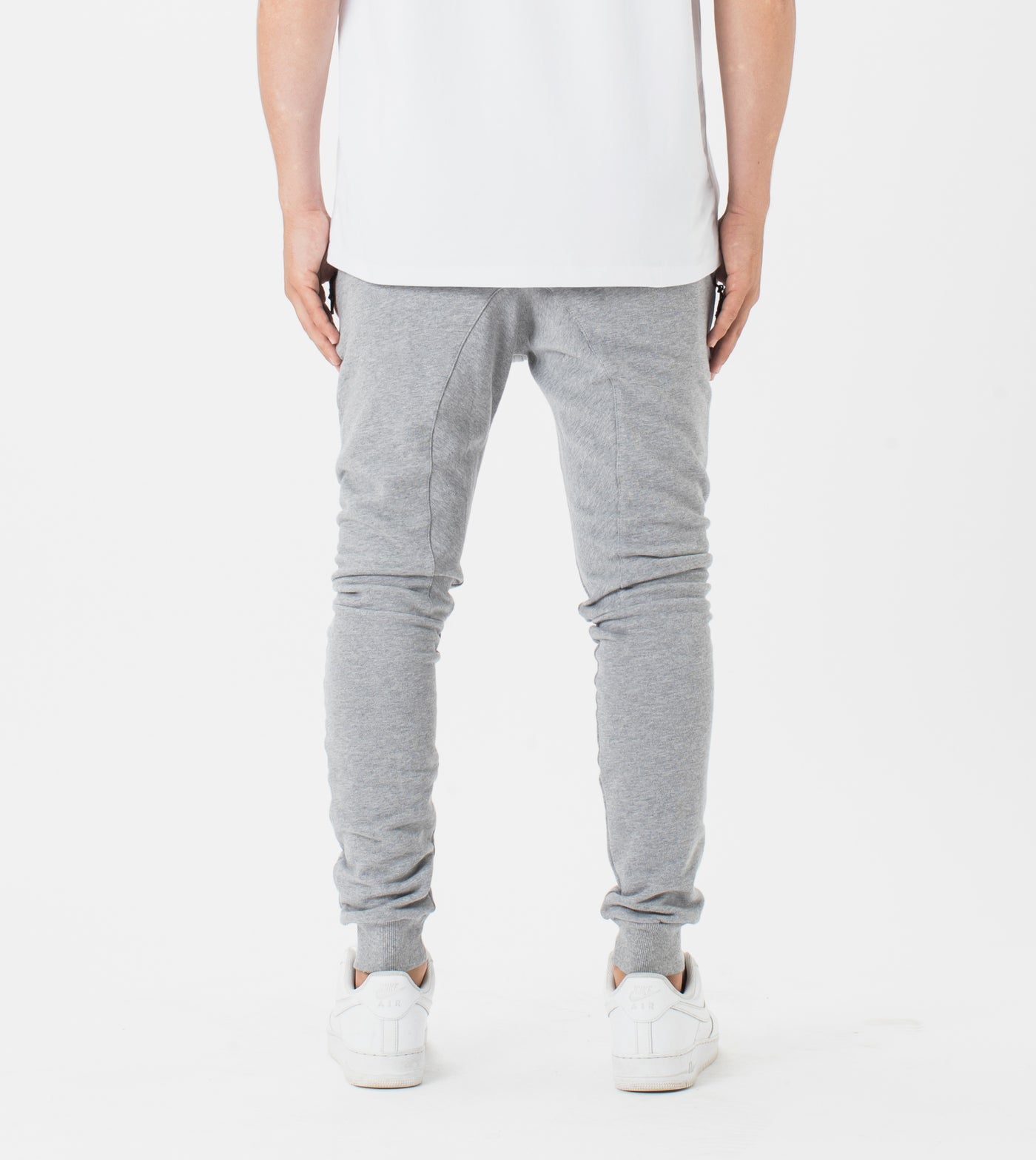 Zanerobe Sureshot Fleece Jogger Dk Grey Marle 711-ORC