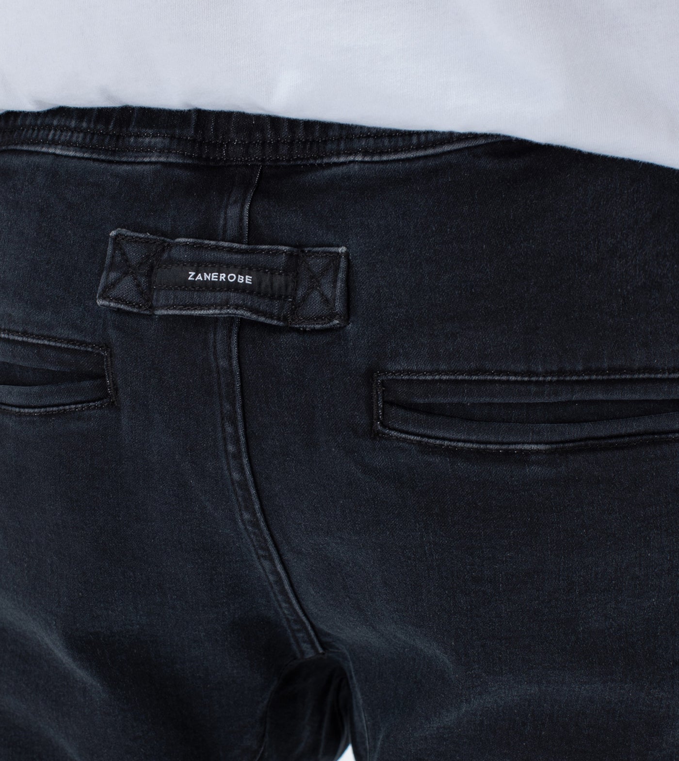 Zanerobe Sureshot Denim Short Black Wash 605-TDK