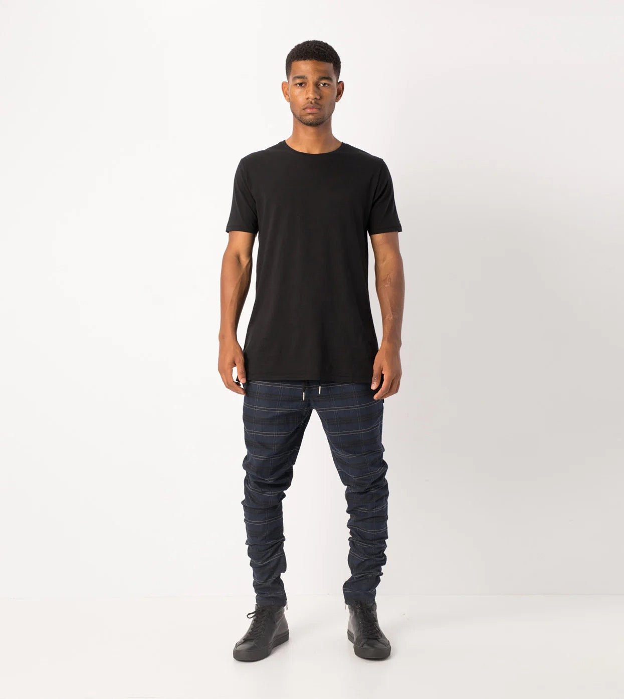Zanerobe Unblockshot Chino Navy Check 703-MET