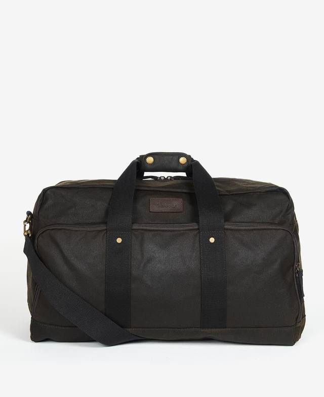 Barbour Traveller Wax Holdall - Olive