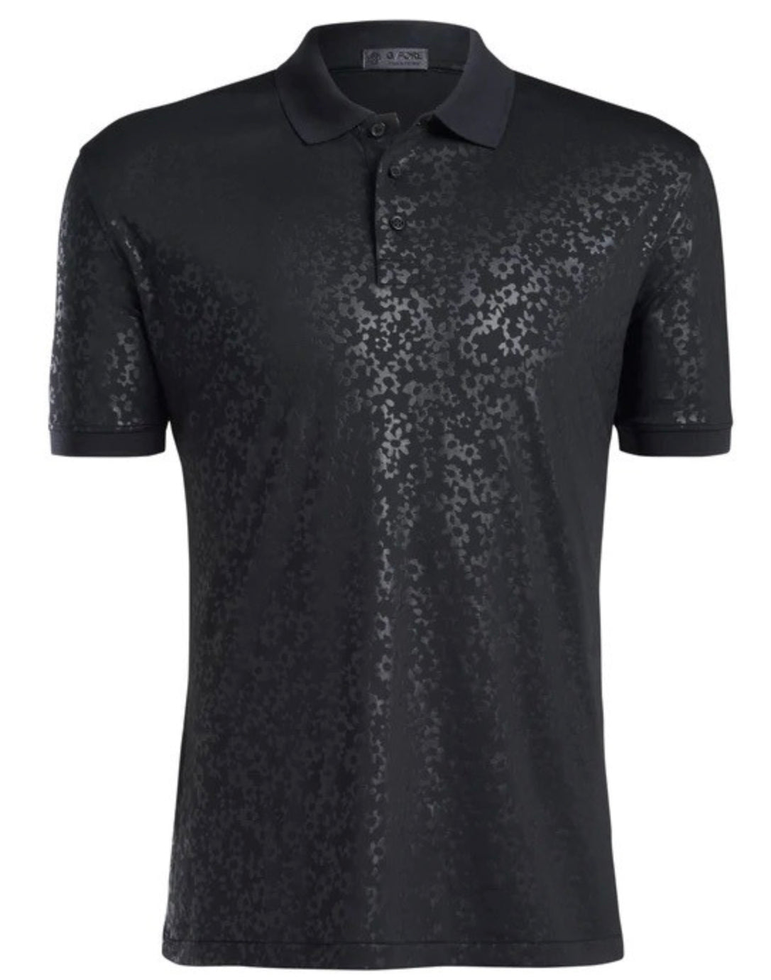 Gfore mens EMBOSSED FLORAL POLO