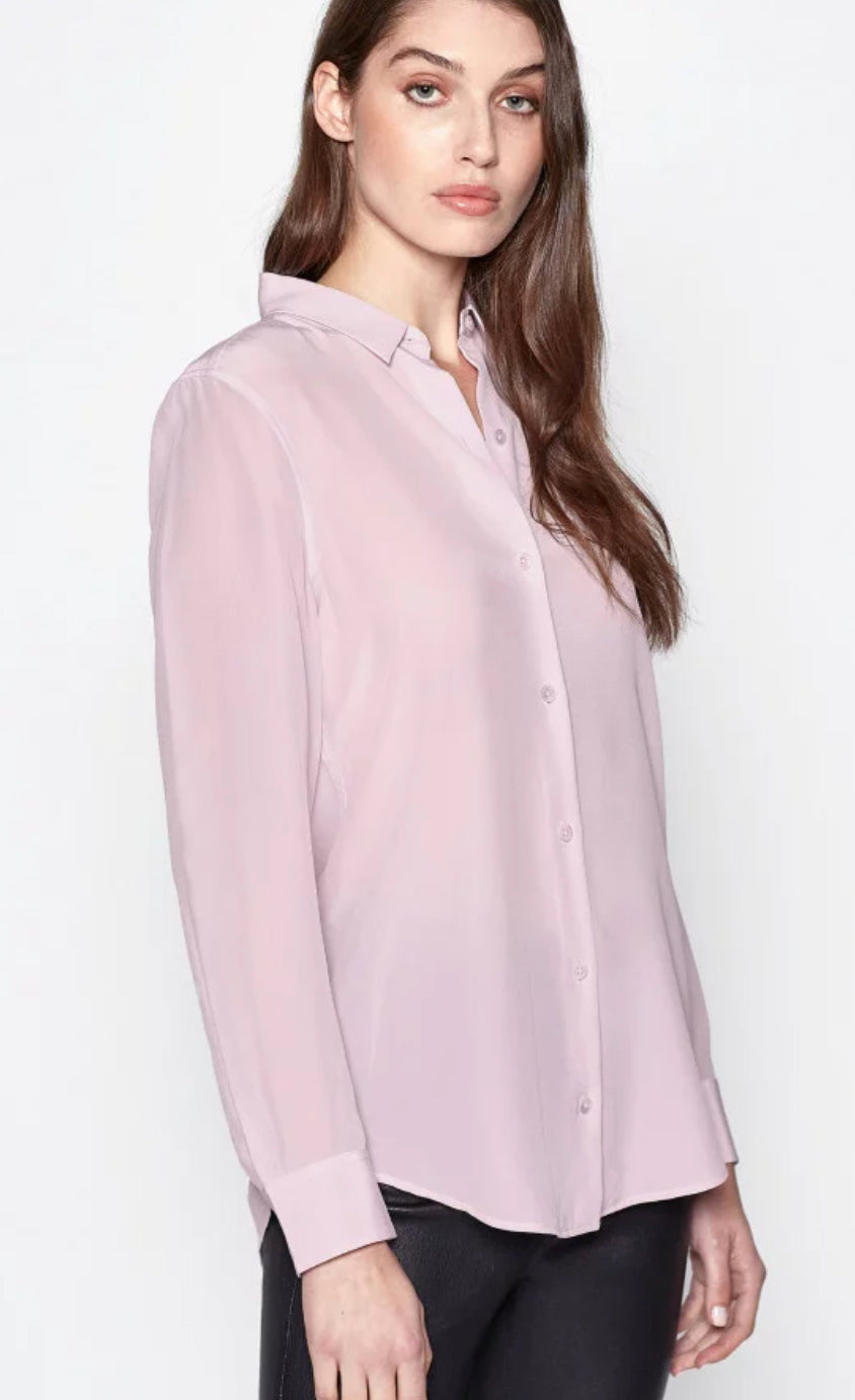 EQUIPMENT Essential Silk Shirt - Lavender fog