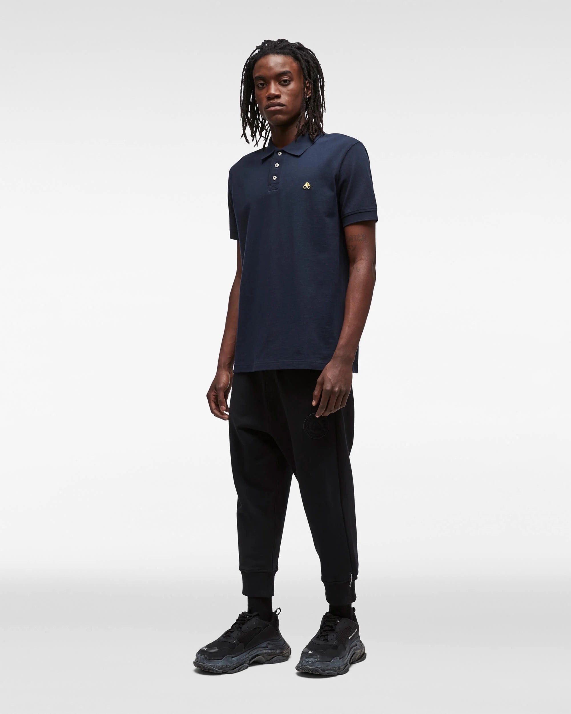 Moose Knuckles Gold Polo Shirt - 2 Colors