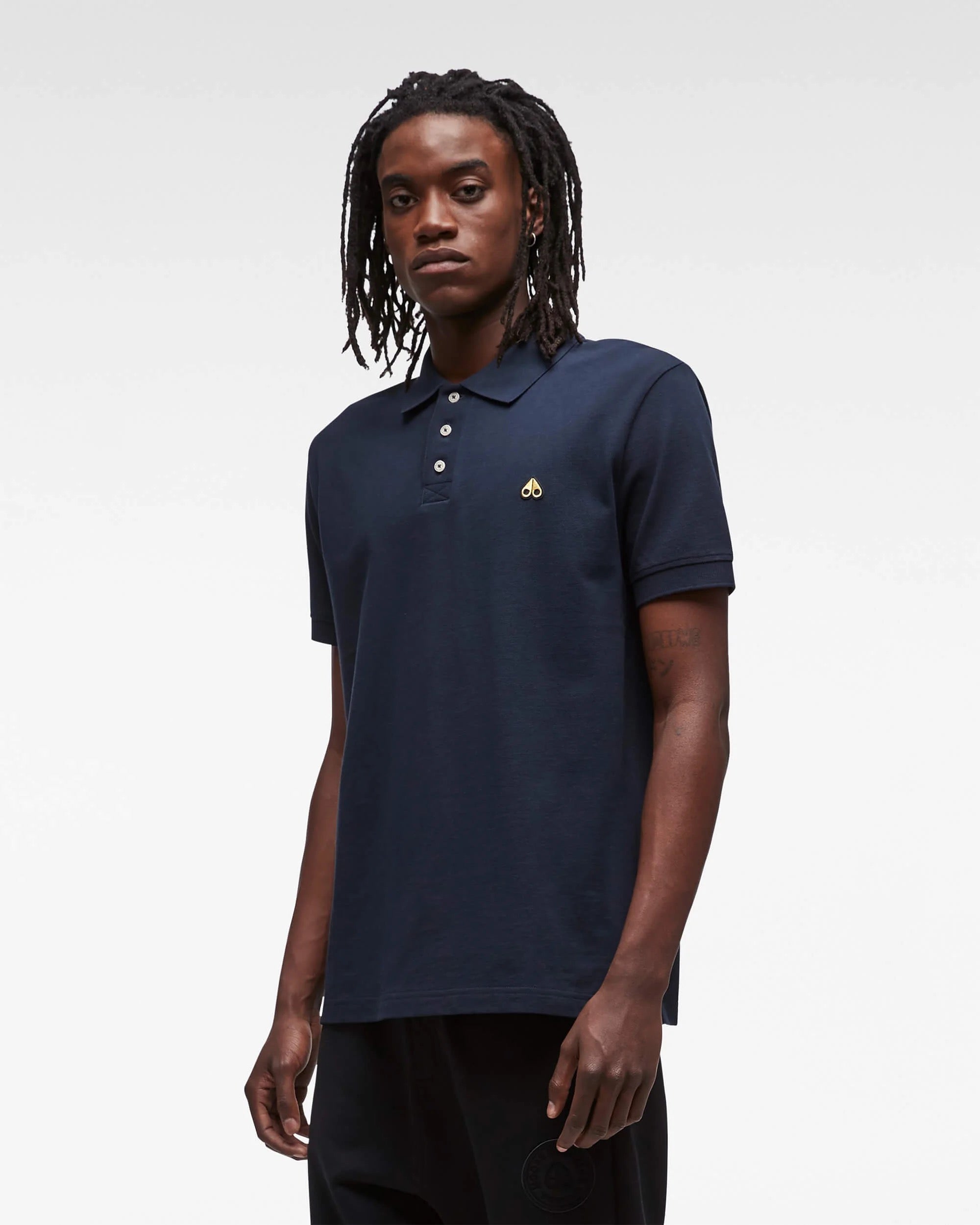 Moose Knuckles Gold Polo Shirt - 2 Colors