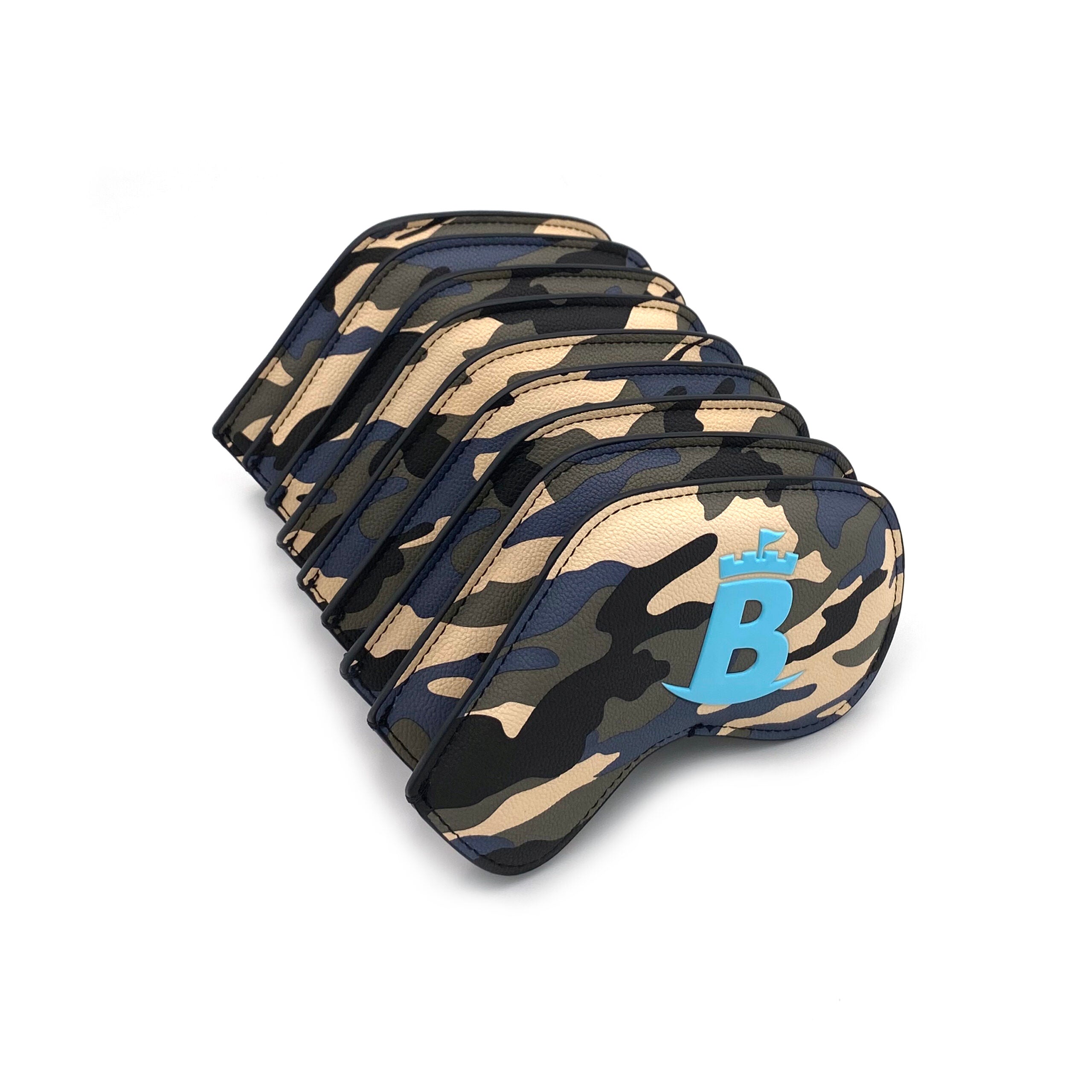 Baron Meraki Edition Iron Headcover Camouflage Blue