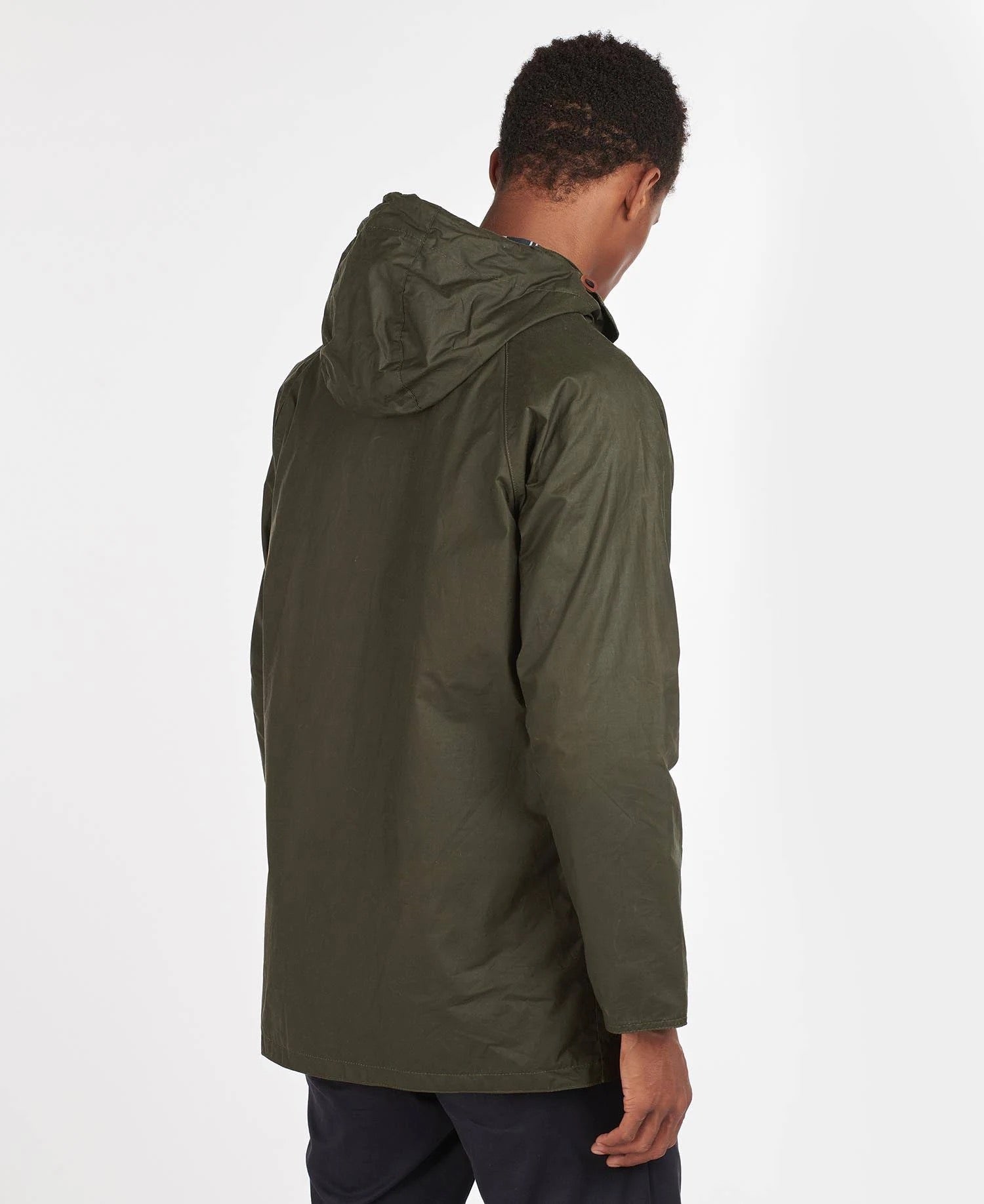 Barbour Men's Breswell Lightweight Wax Jacket - Olive