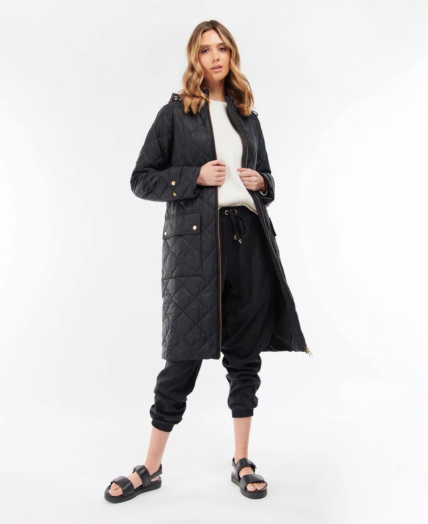 Barbour Women's International ECOSSE QUILT - Black