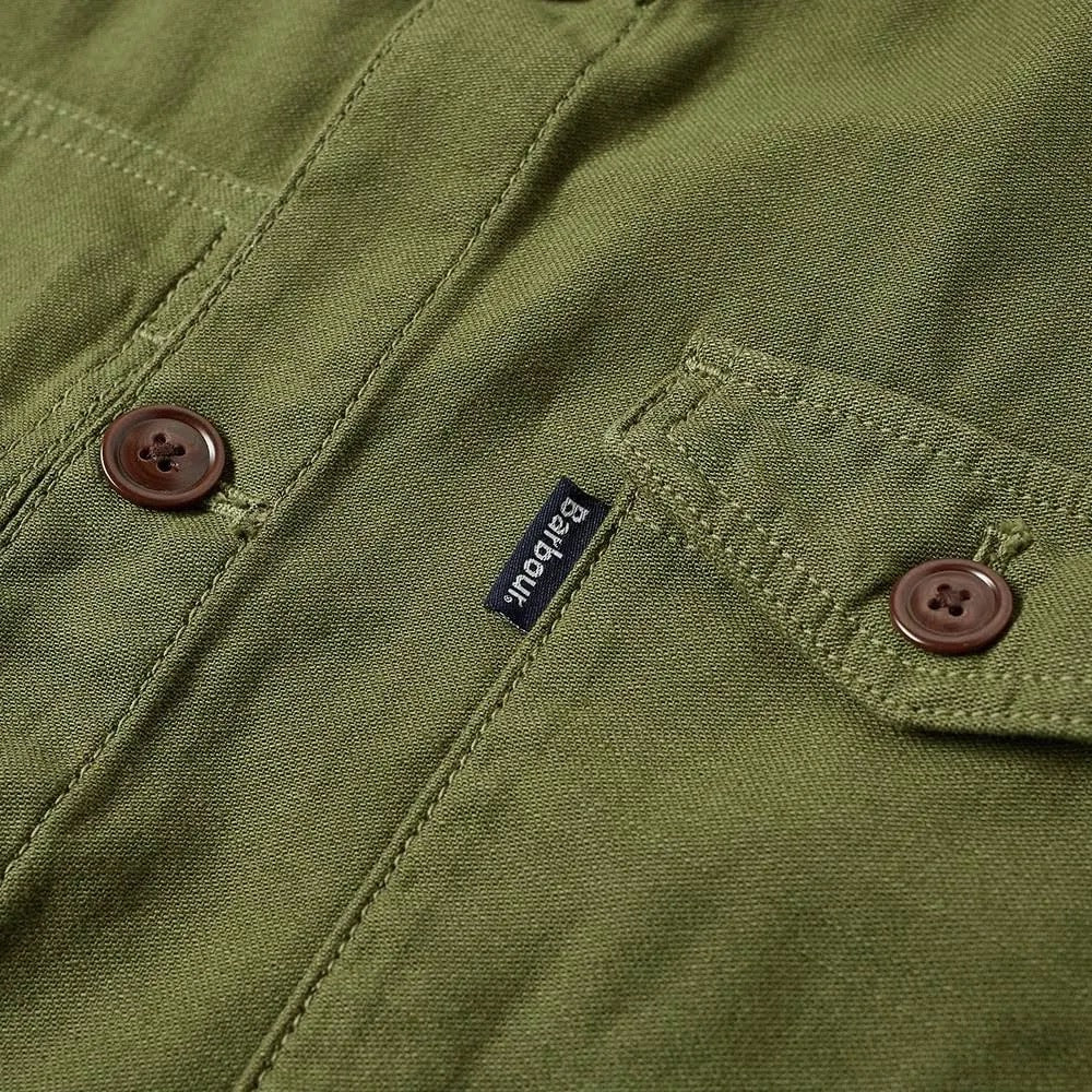 Barbour Seaton Overshirt - Burnt Olive
