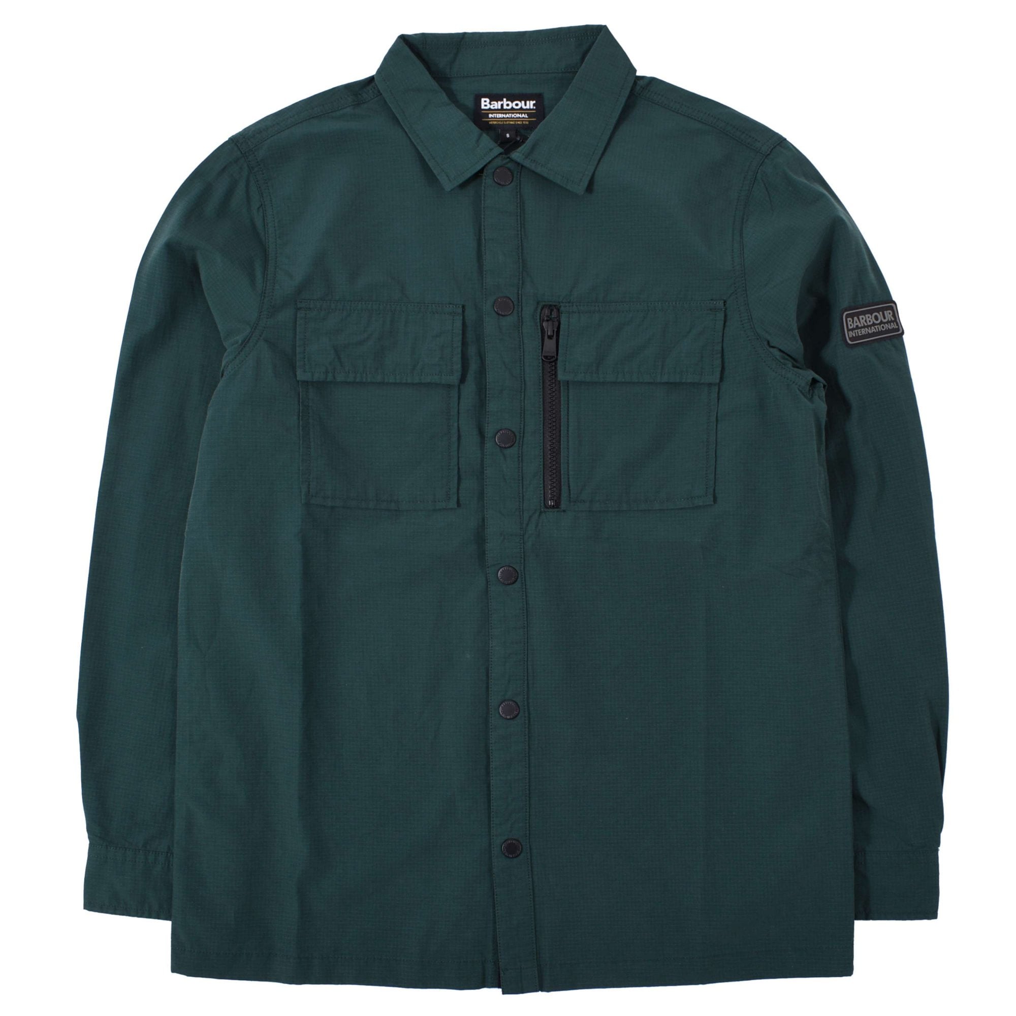 Barbour International Slipstream Overshirt - Green