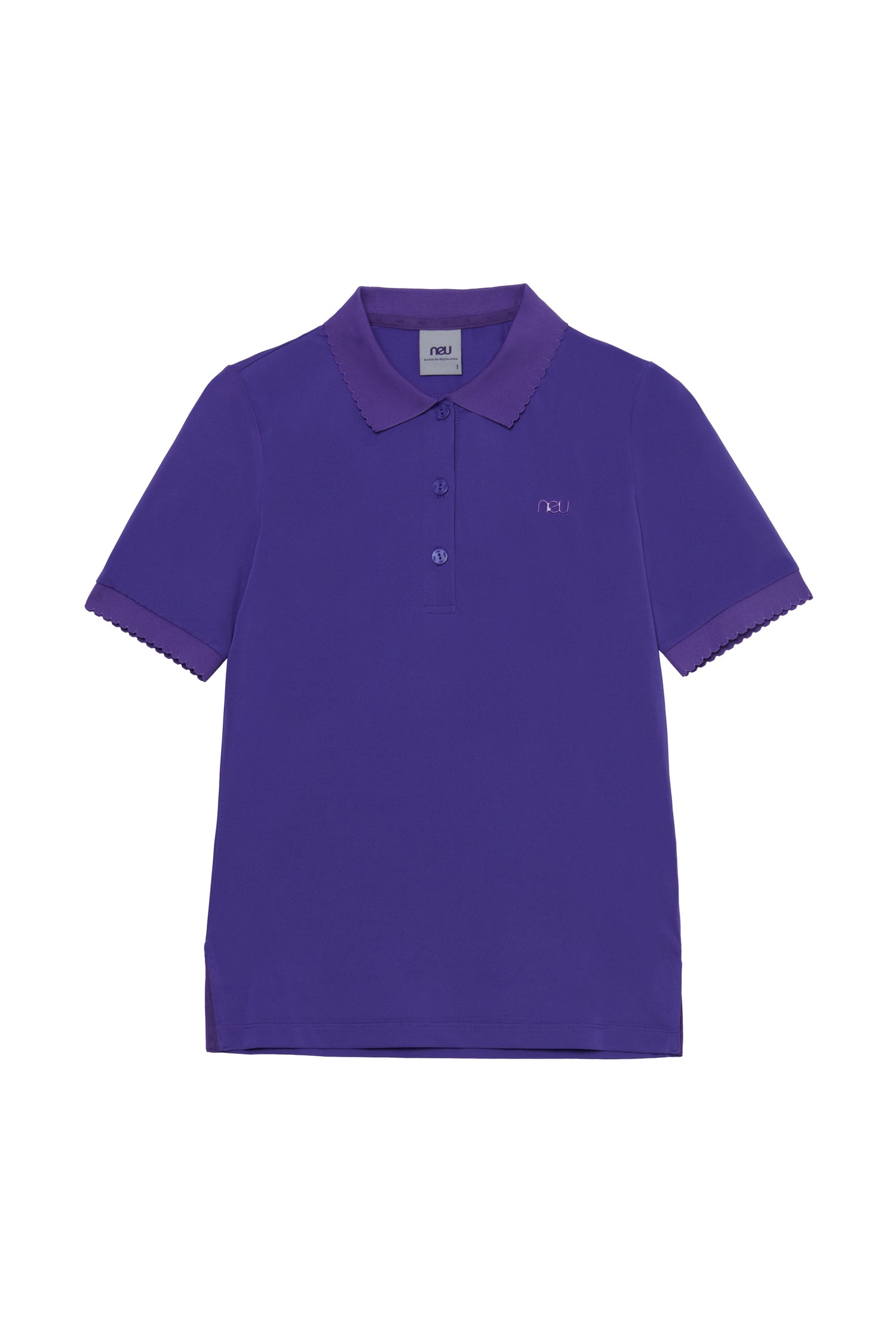 NEU Golf Wave Collar T-Shirt Purple