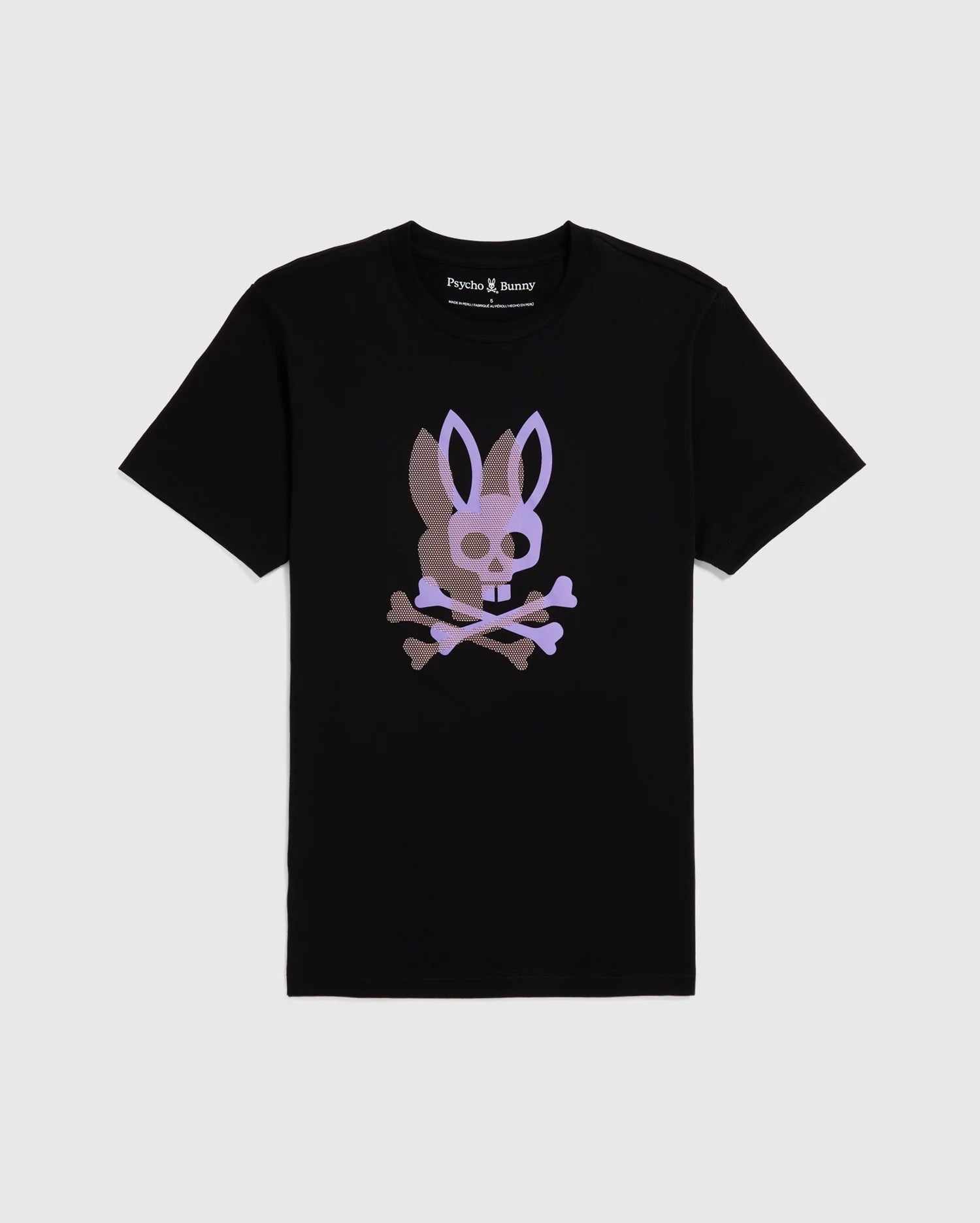 Psycho Bunny Mens Chicago HD Dotted Graphic Tee