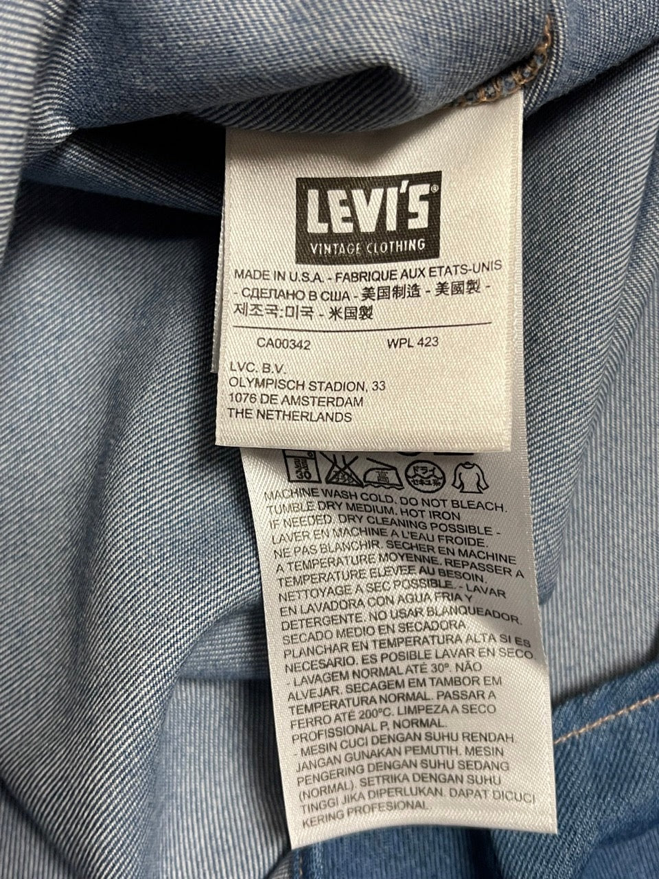 Levis vintage Mens original western shirts 66710 0005