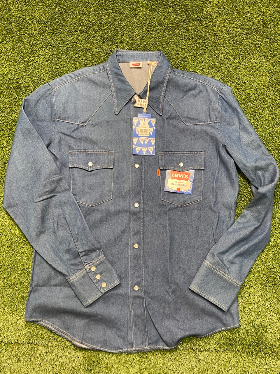 Levis vintage Mens original western shirts 66710 0006