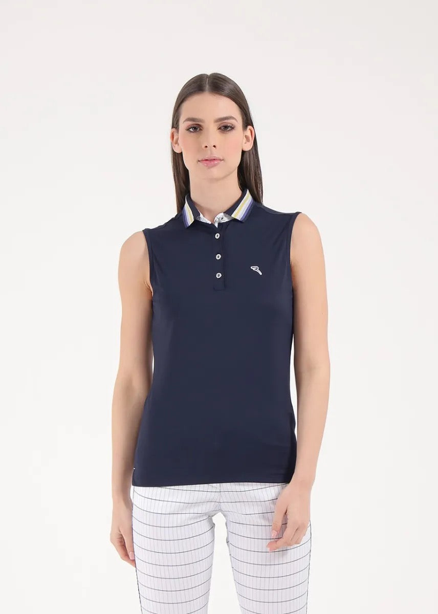 Chervo Women's AIKA Golf sleeveless Polo-2 Colors