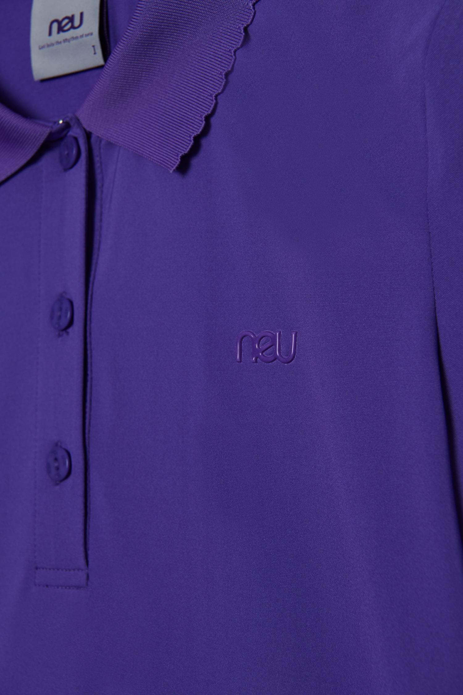 NEU Golf Wave Collar T-Shirt Purple