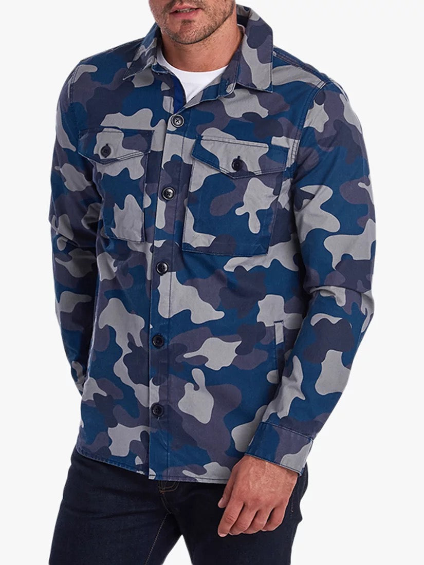 Barbour Men's Ocean Camo Overshirt