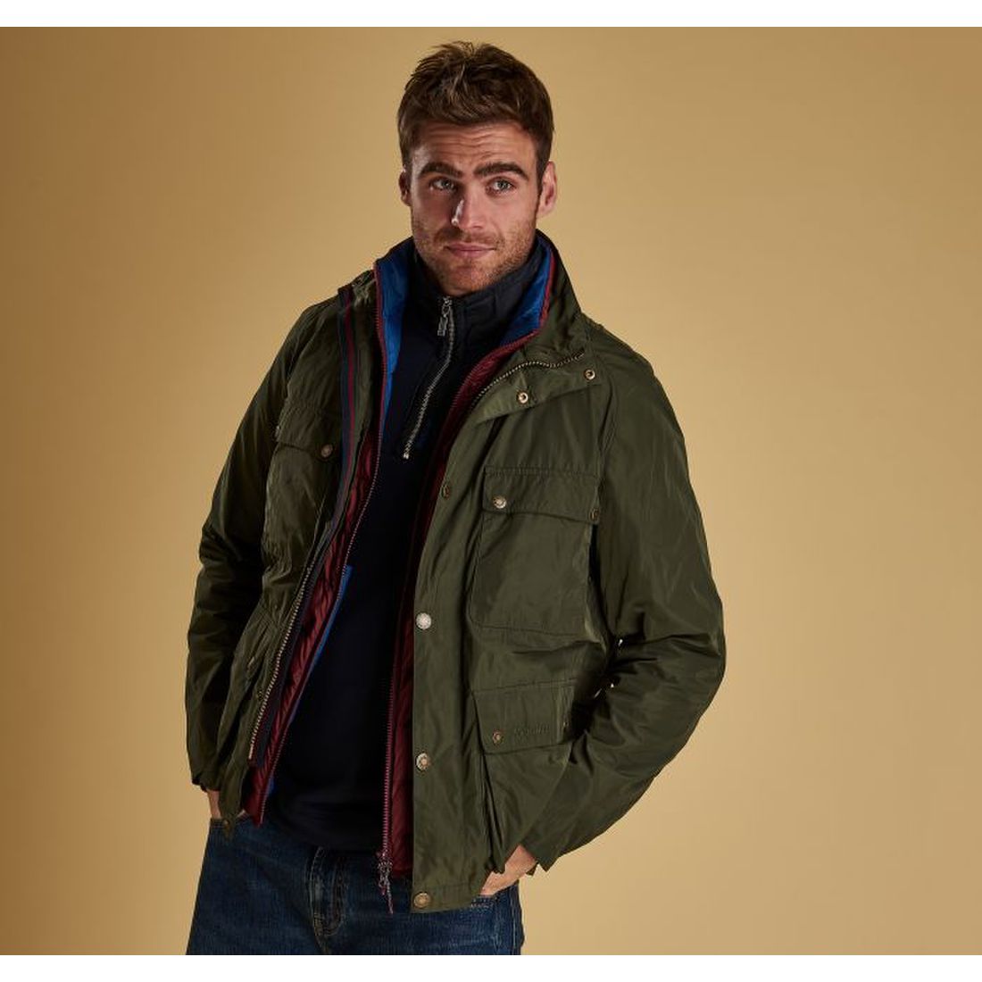 Barbour Inchkeith Casual Jacket - Olive